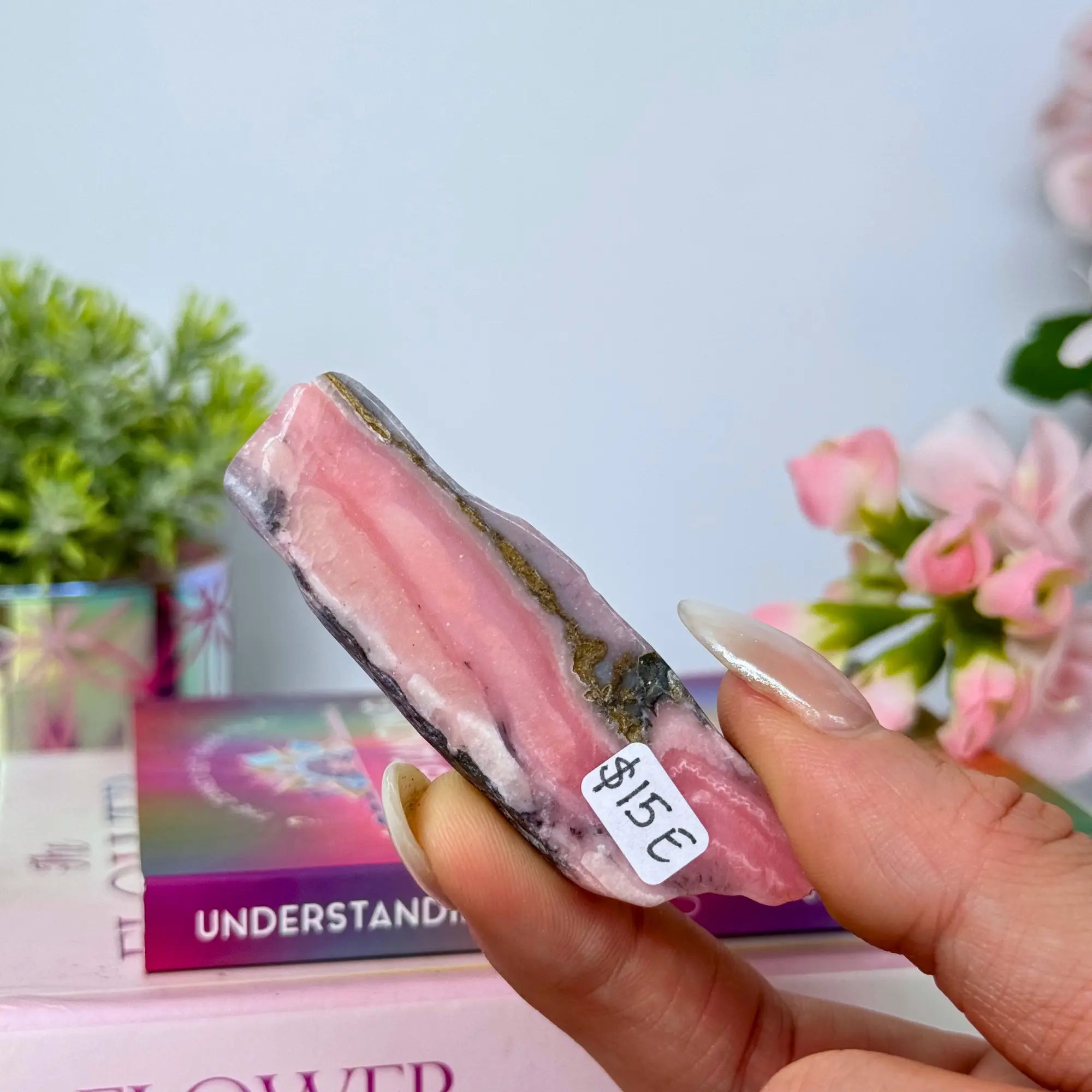 Pink Opal Slices Arabella Crystals
