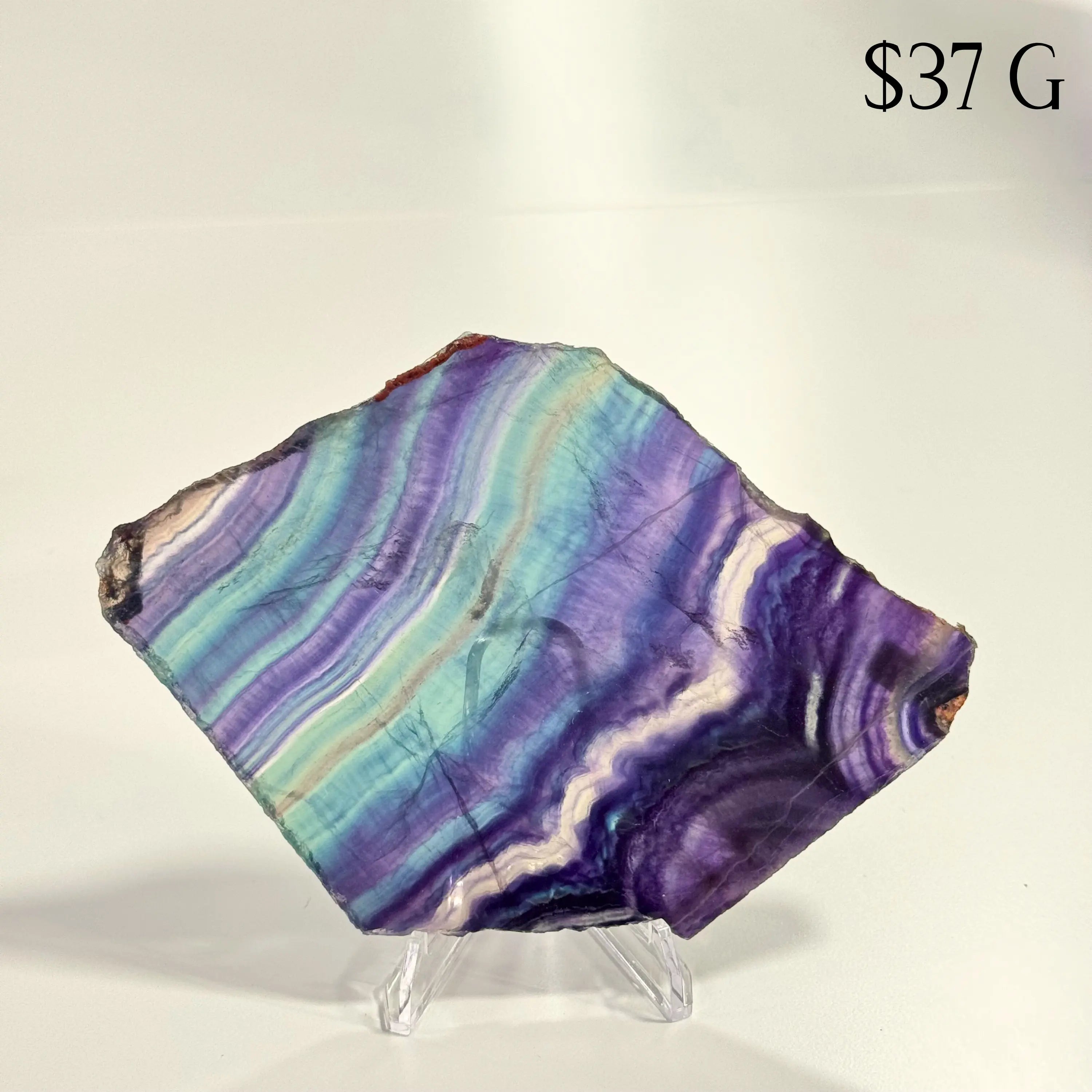 Rainbow Fluorite Slices Arabella Crystals