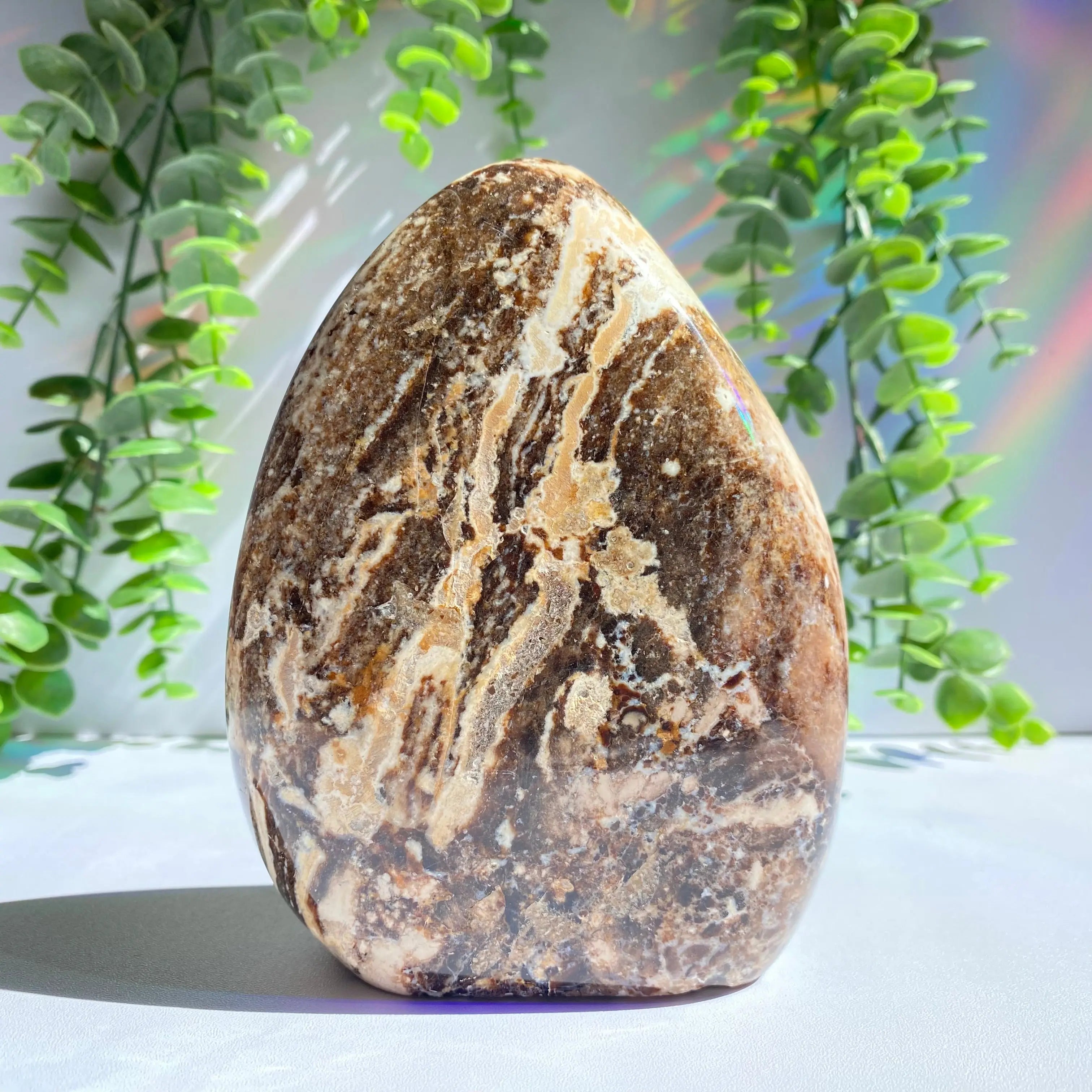Chocolate Calcite Free Form Arabella Crystals