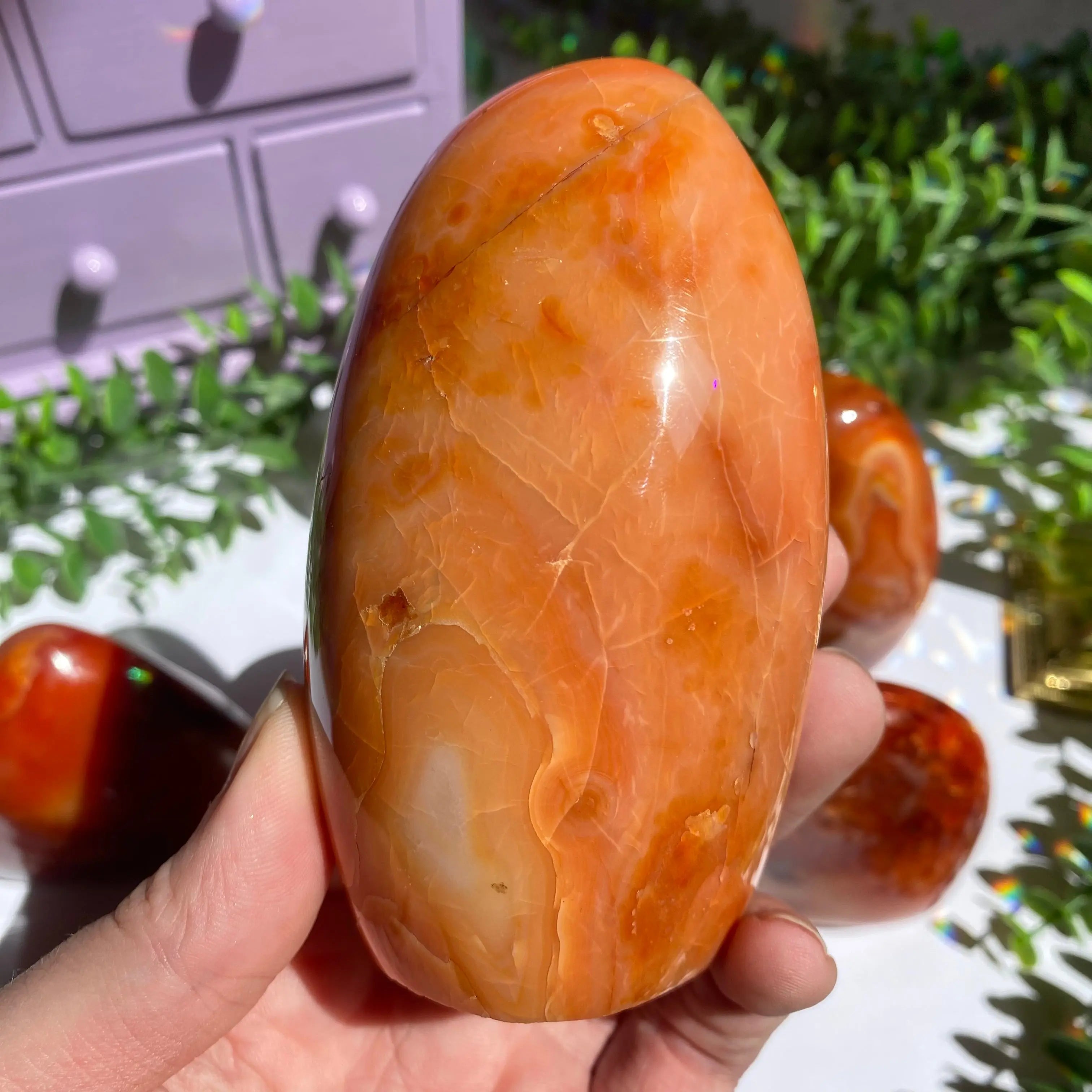 Carnelian Agate Free Form for Passion & Creativity