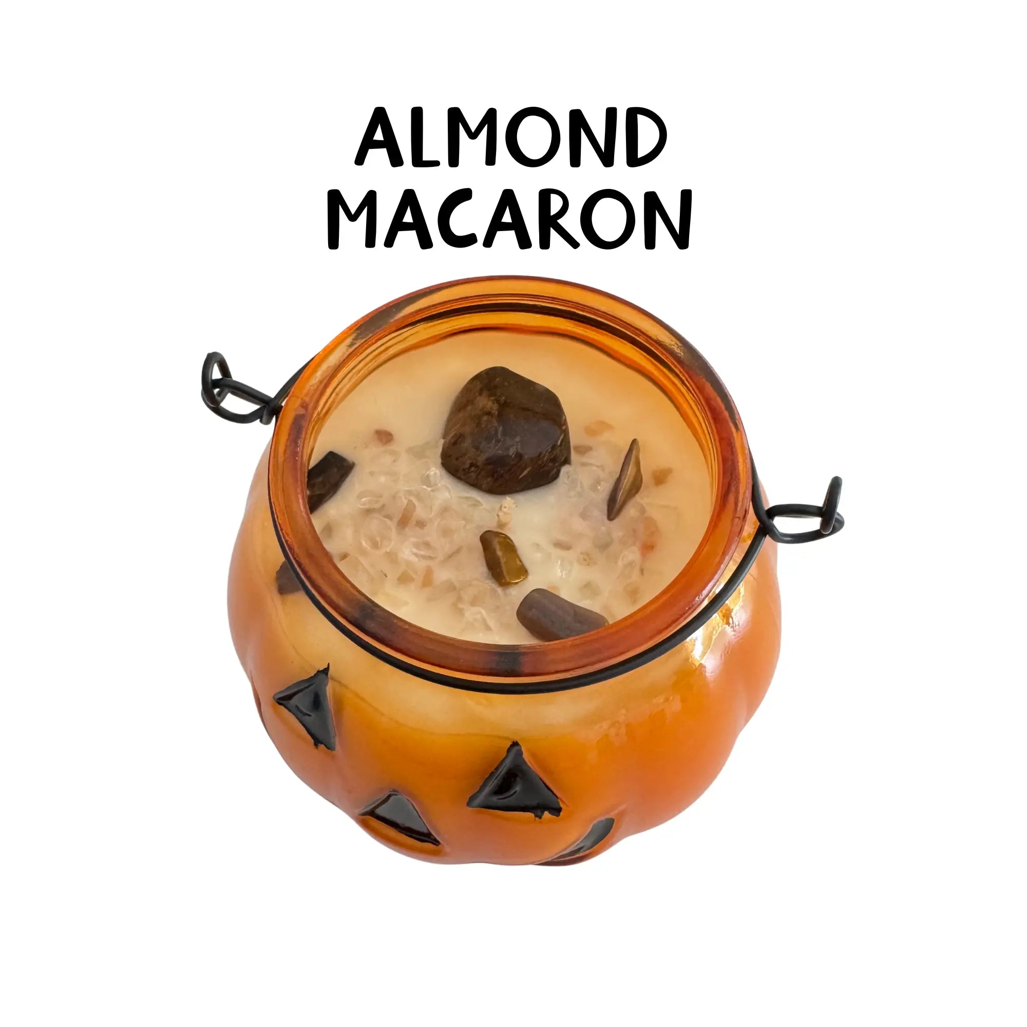 Jack-O-Lantern Halloween Candle Arabella Crystals