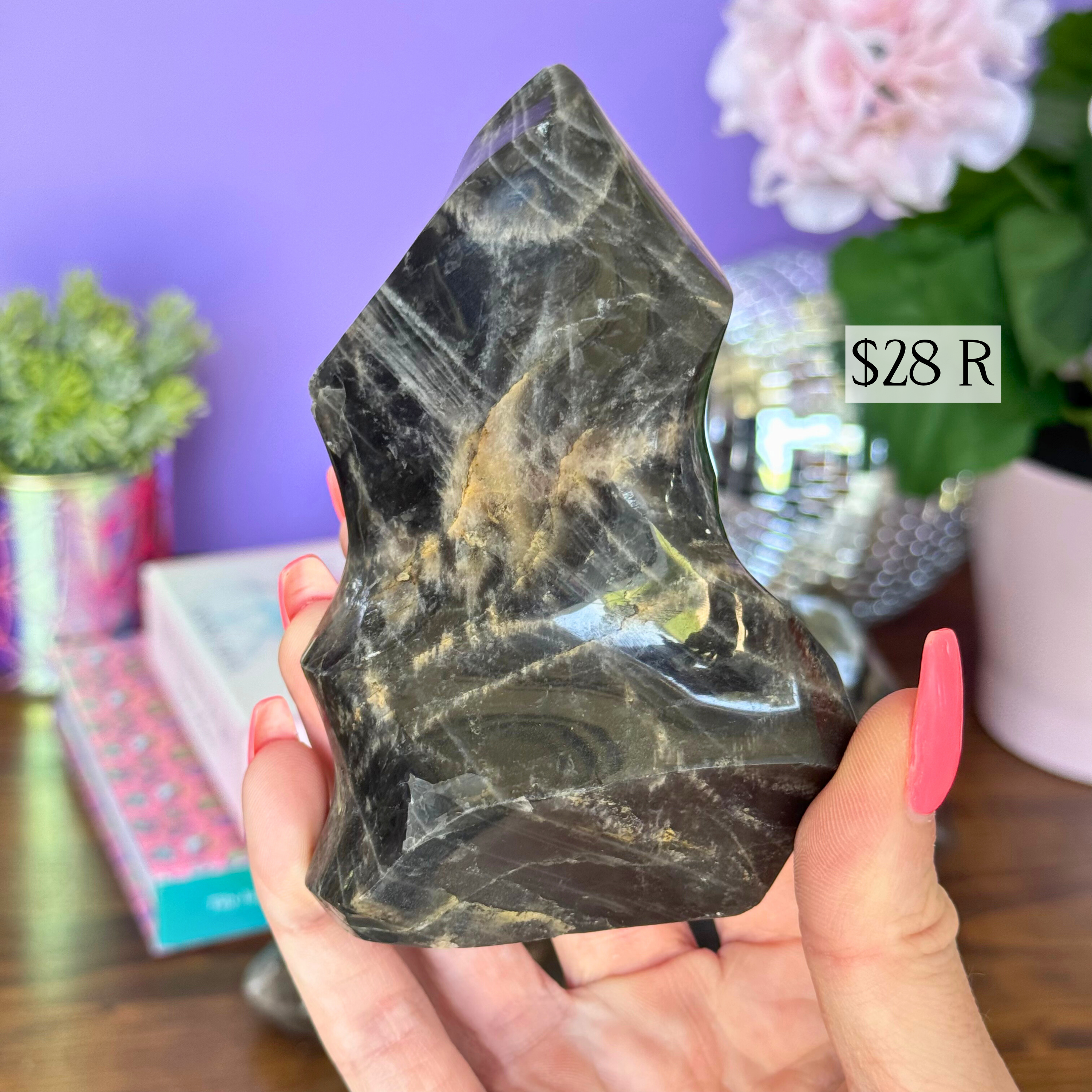 Black Moonstone Flames