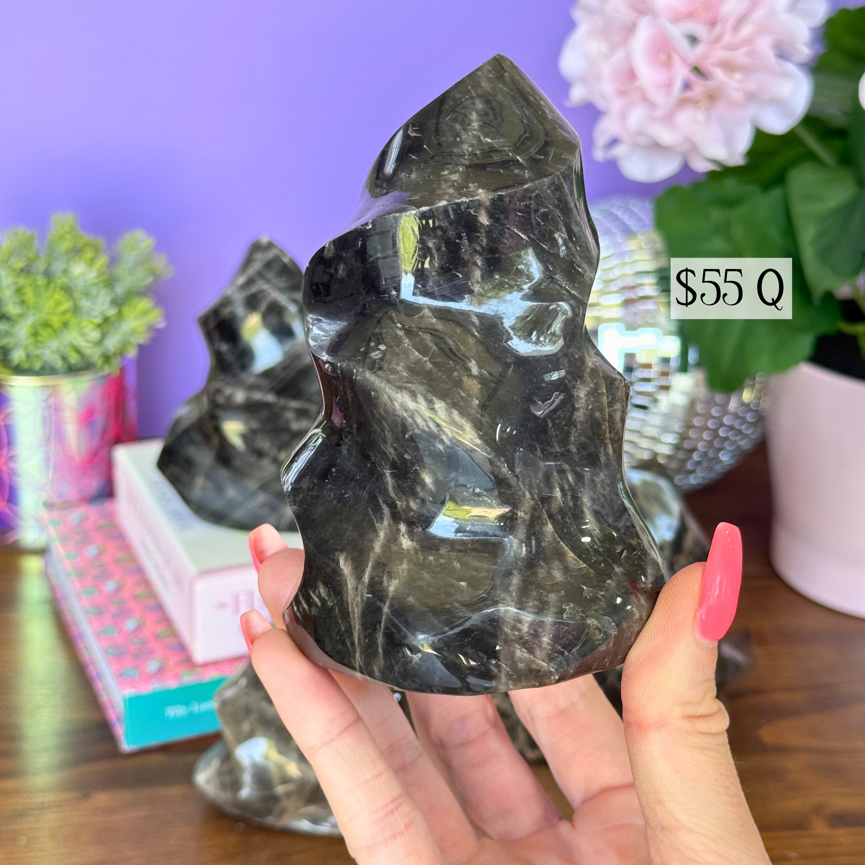 Black Moonstone Flames