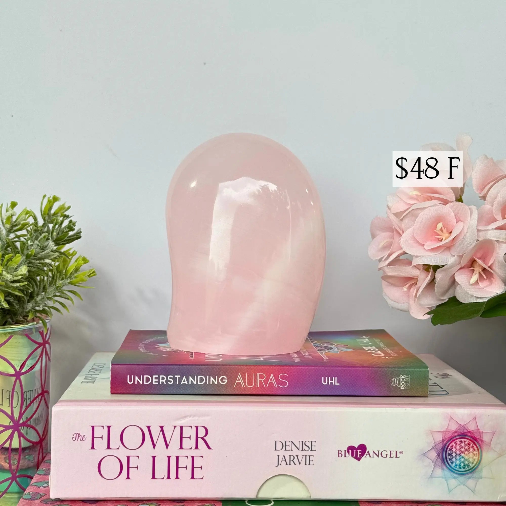 Mangano Calcite Free Forms Arabella Crystals