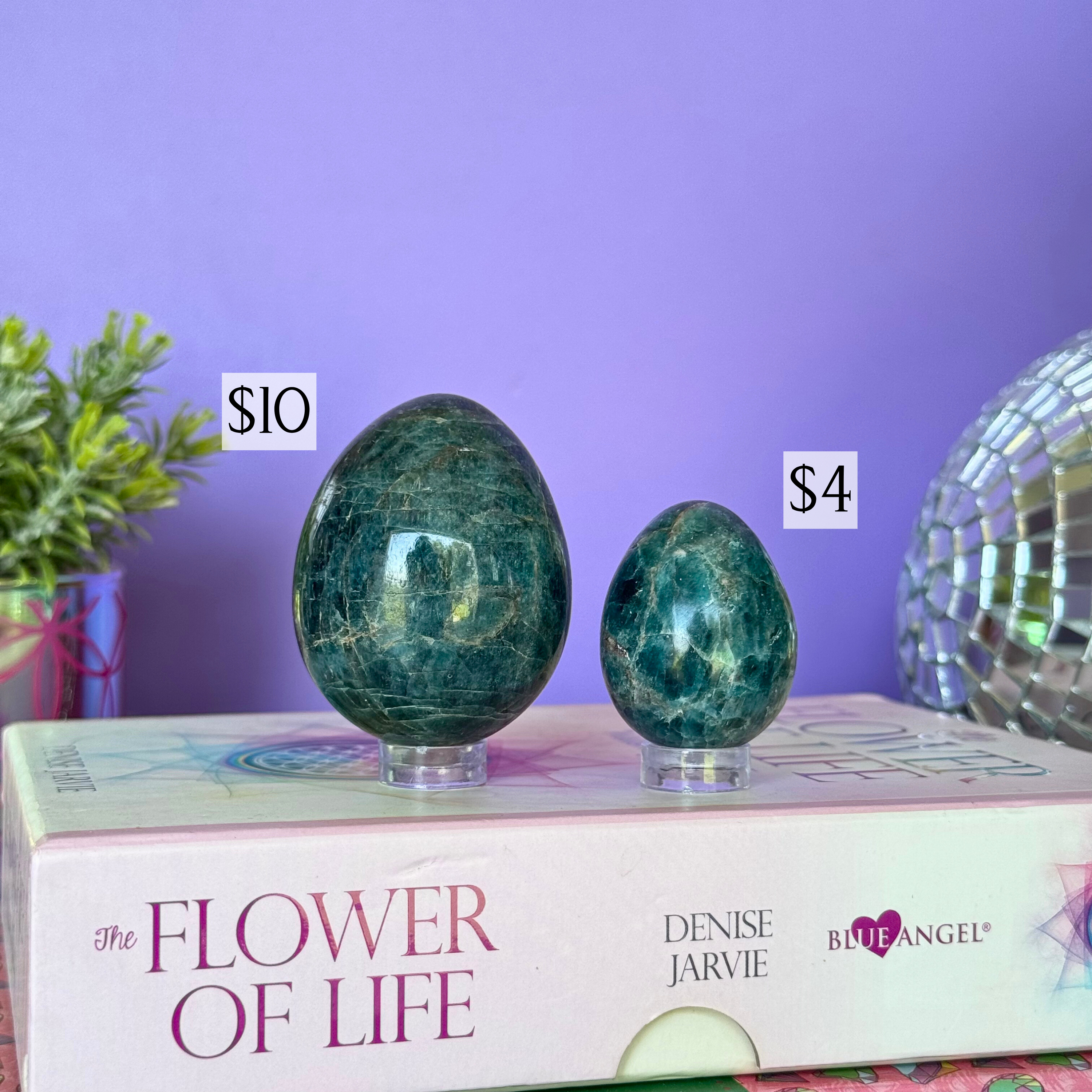 Blue Apatite Eggs