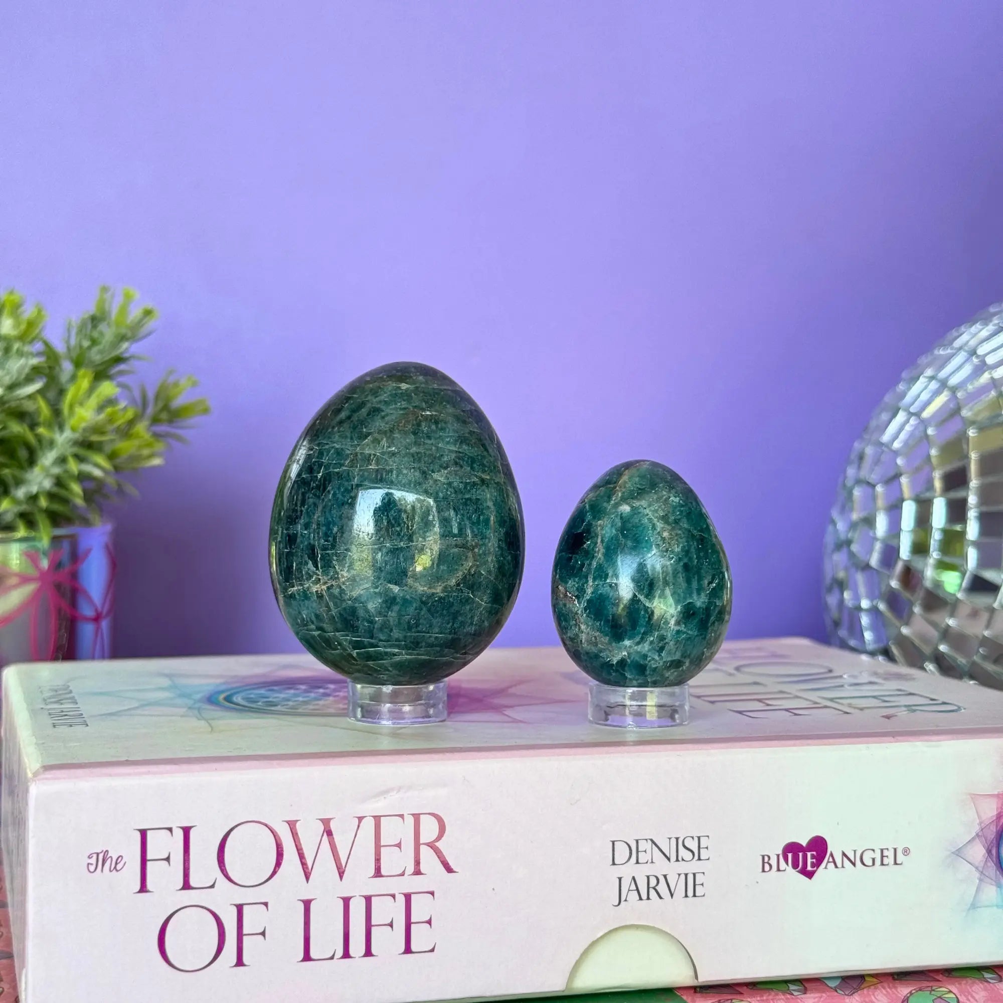 Blue Apatite Eggs Arabella Crystals