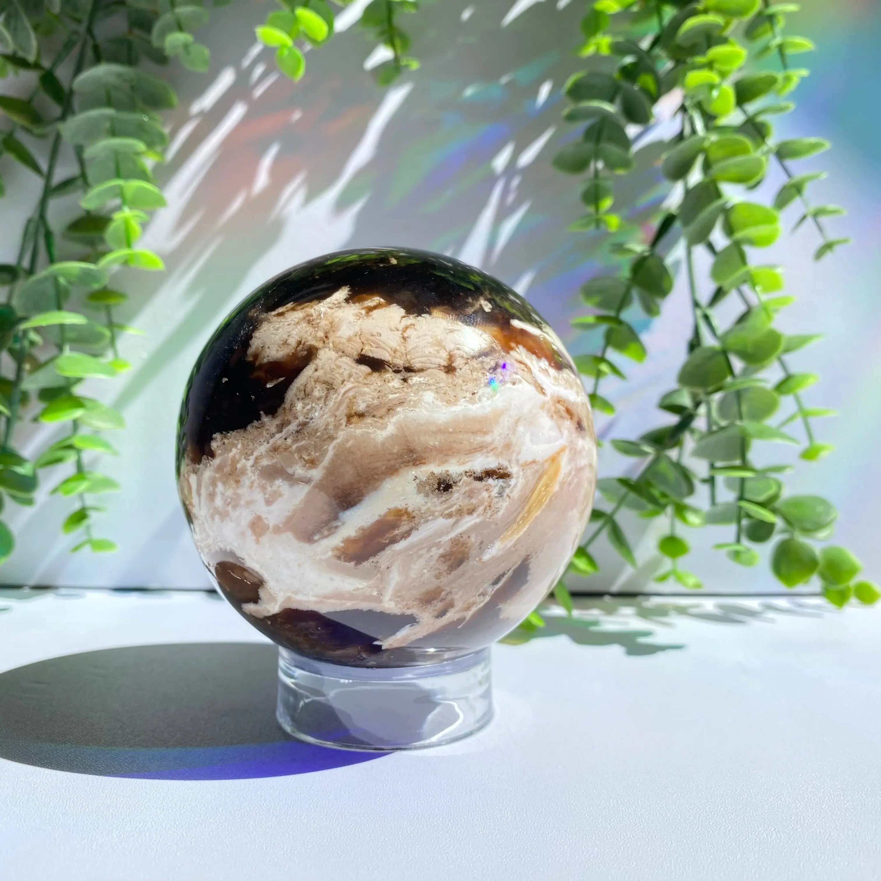 Chocolate Calcite Sphere Arabella Crystals
