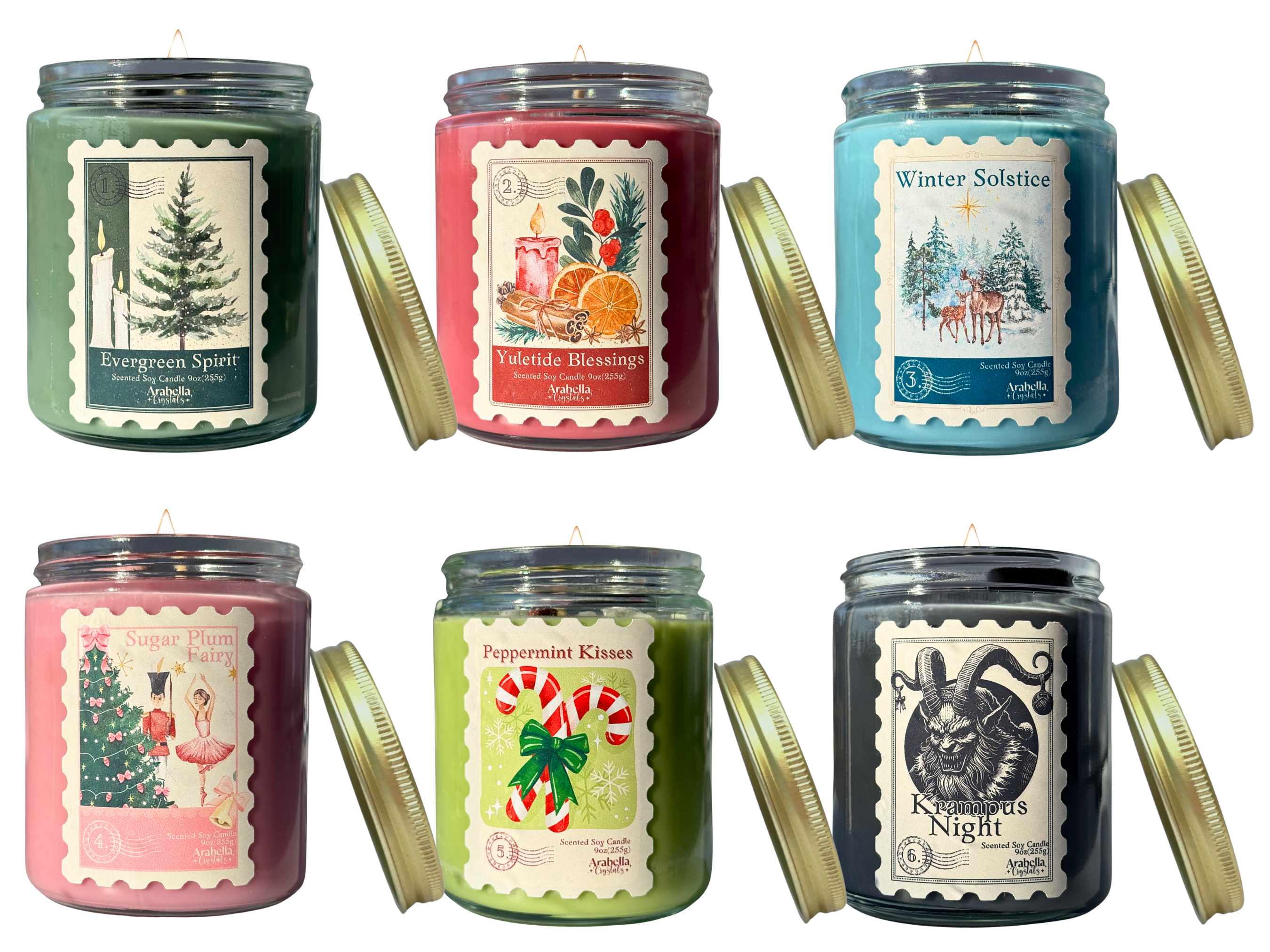 "The Winter Post" Holiday Candle Collection Bundle