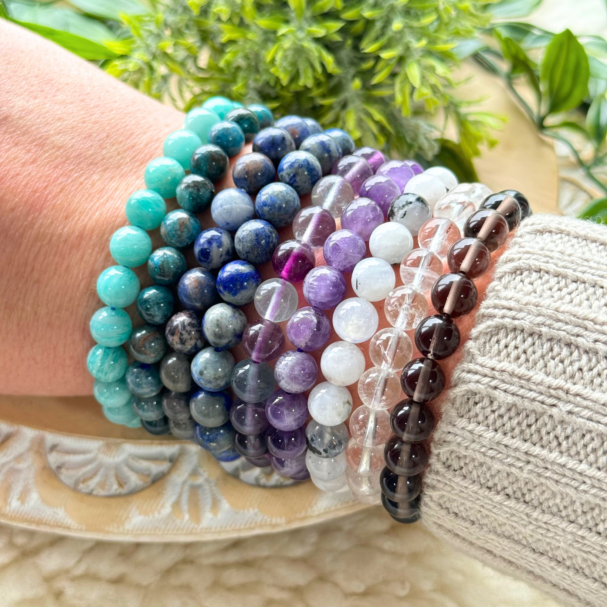 Apatite Beaded Gemstone Bracelet