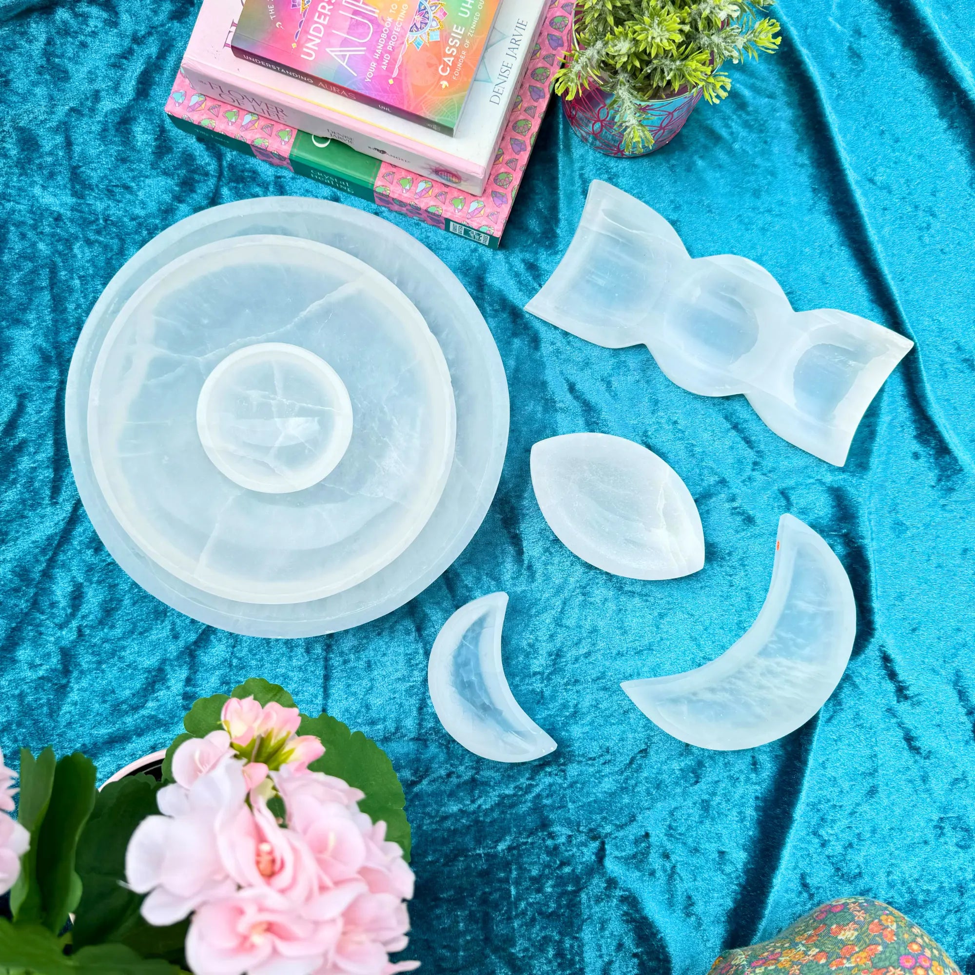 Selenite Crystal Bowls Arabella Crystals
