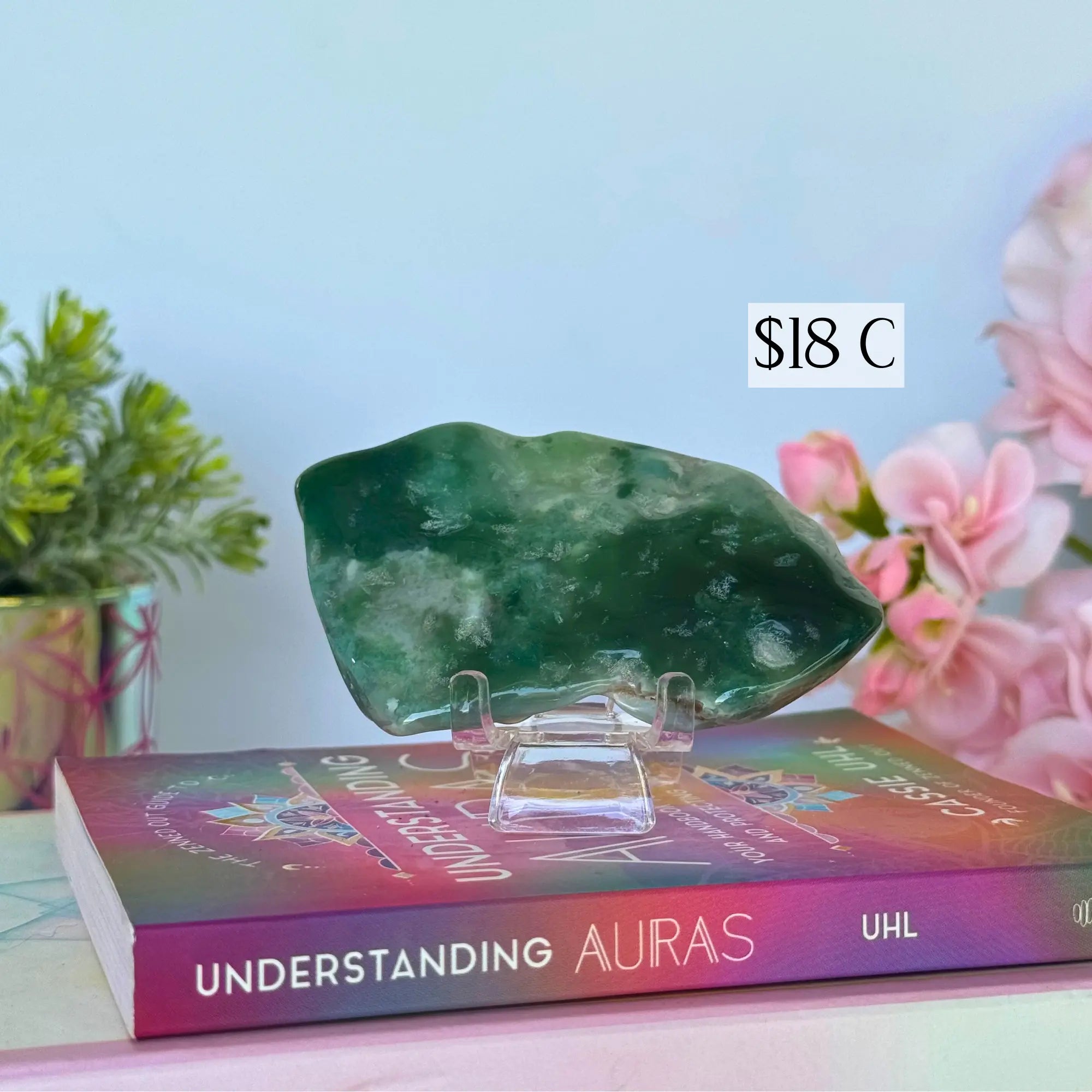 Chrysophase Slices Arabella Crystals