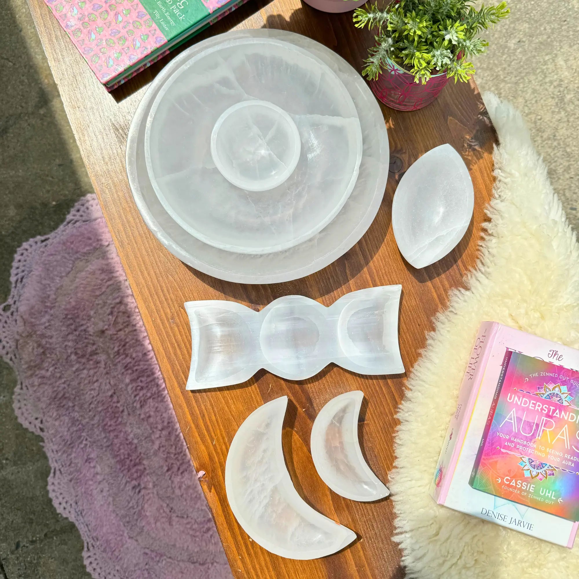 Selenite Crystal Bowls Arabella Crystals