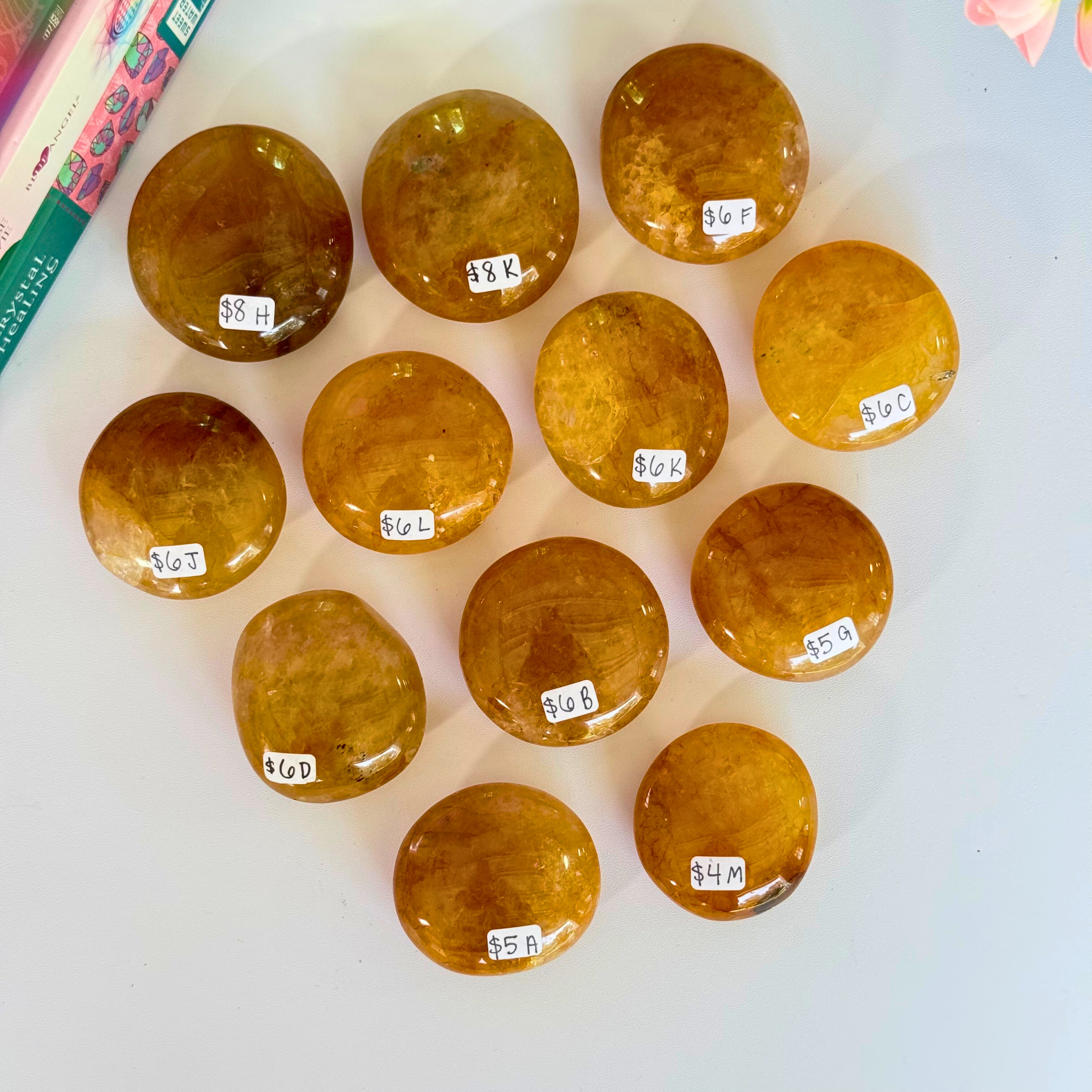 Golden Healer Palm Stones