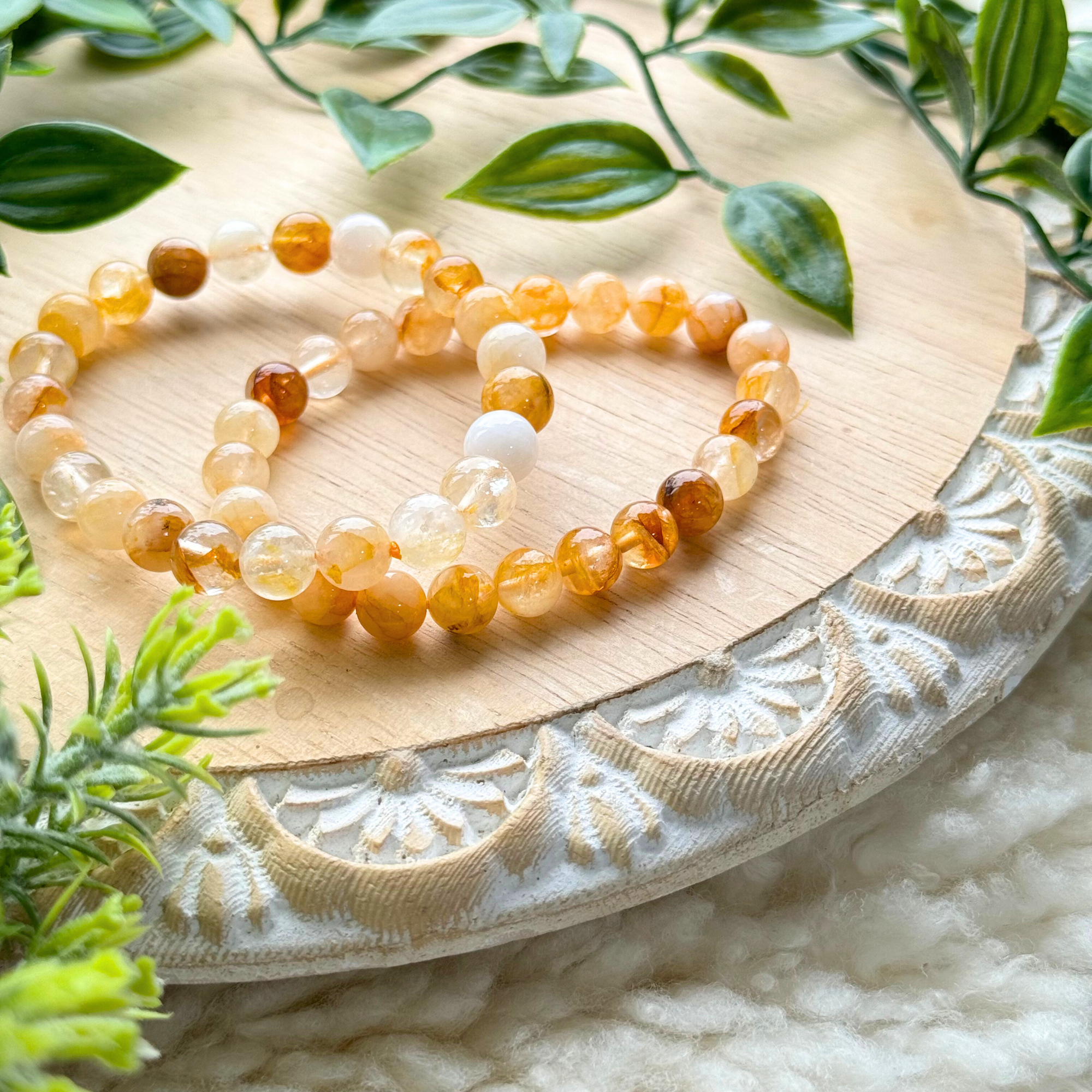 Golden Healer Beaded Gemstone Bracelet
