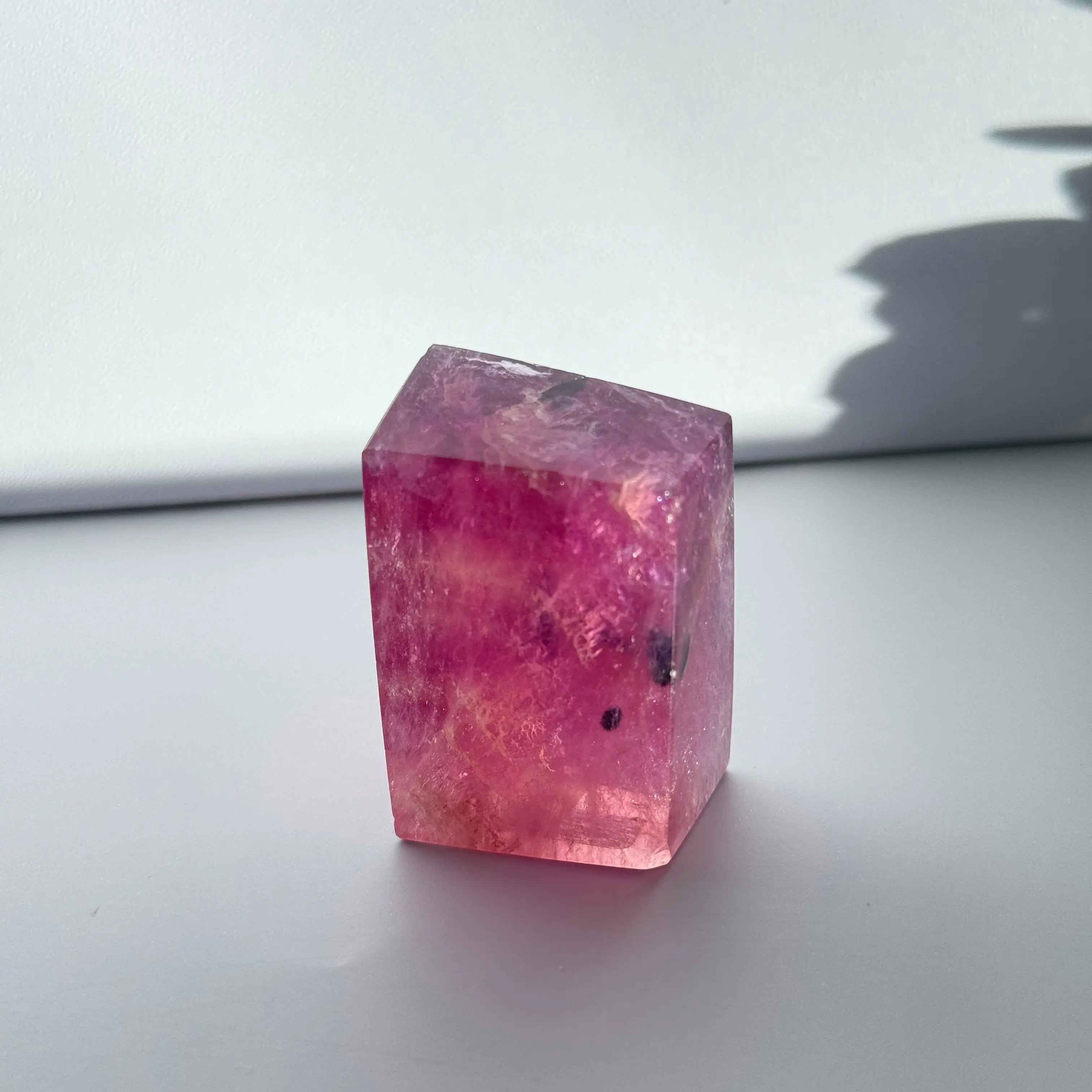 Pink Purple Fluorite Facet Arabella Crystals