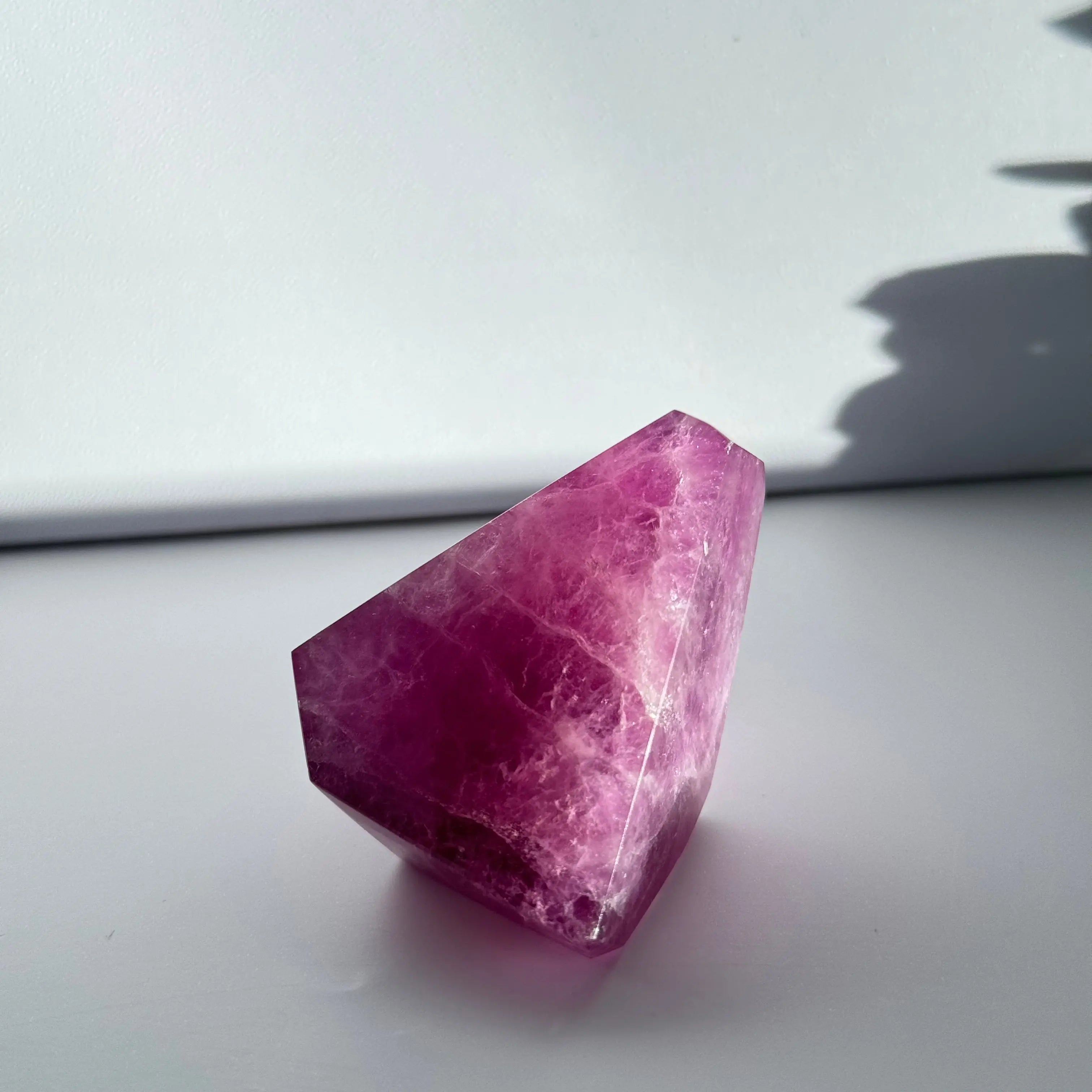 Pink Purple Fluorite Facet Arabella Crystals