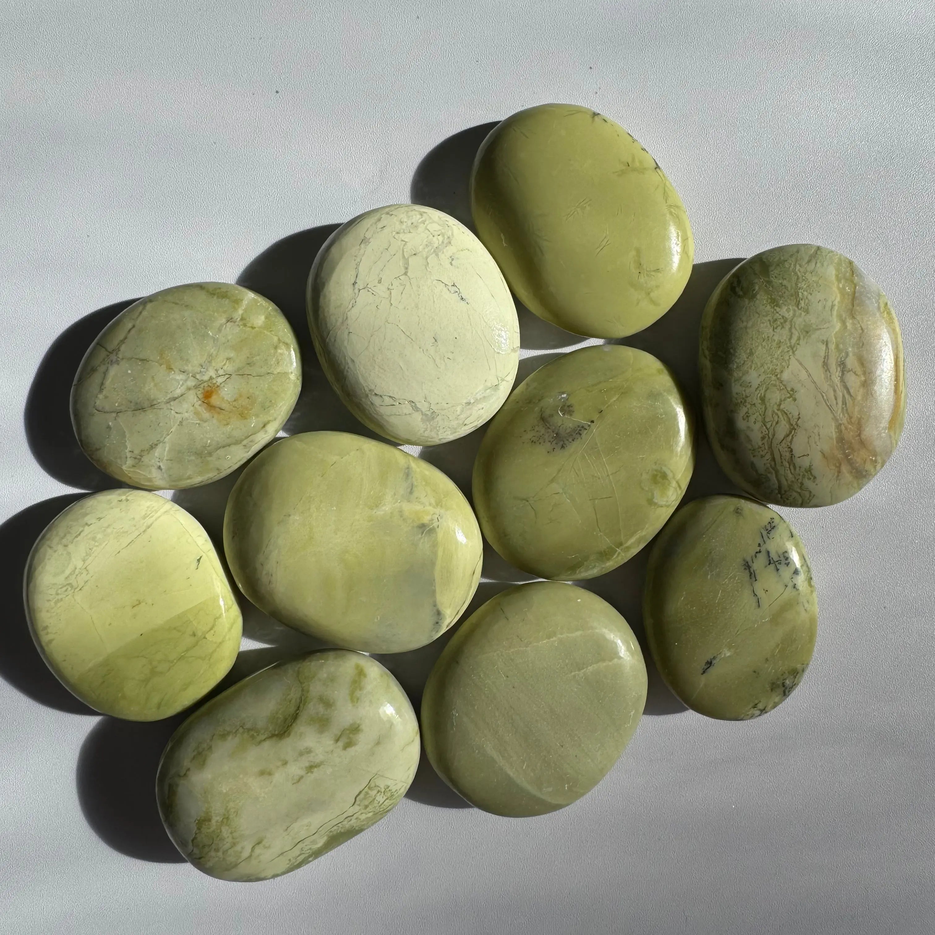 Serpentine Palm Stone Arabella Crystals