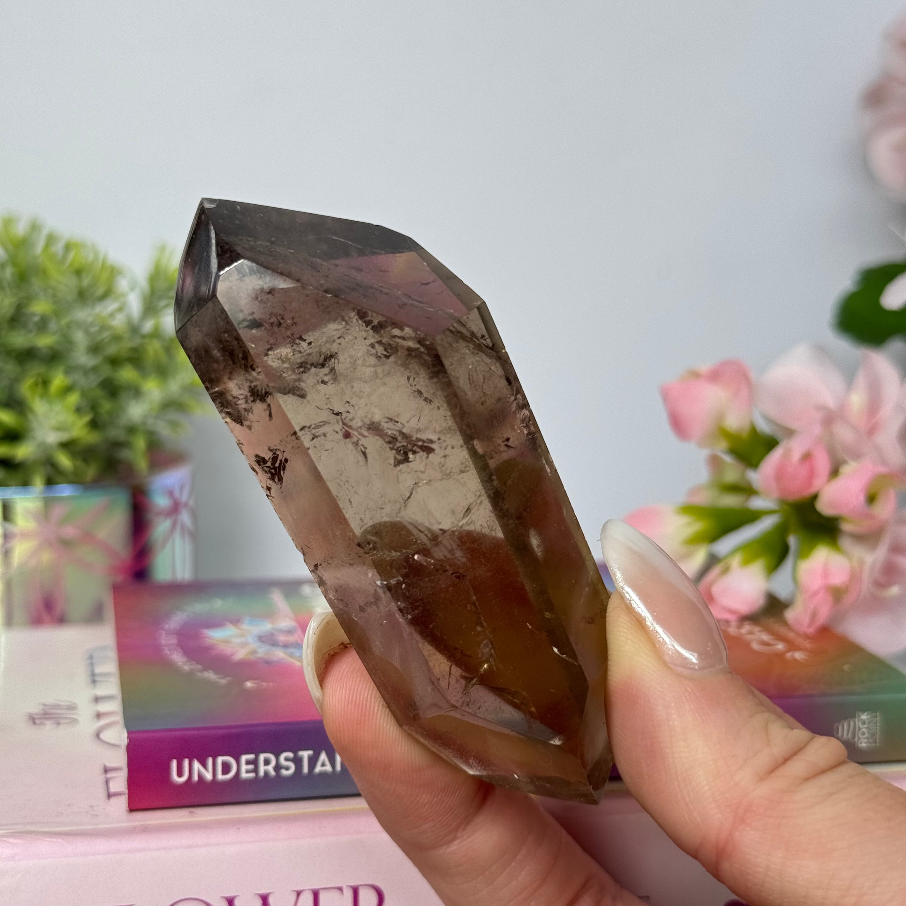 Smoky Quartz Double Terminated Wand