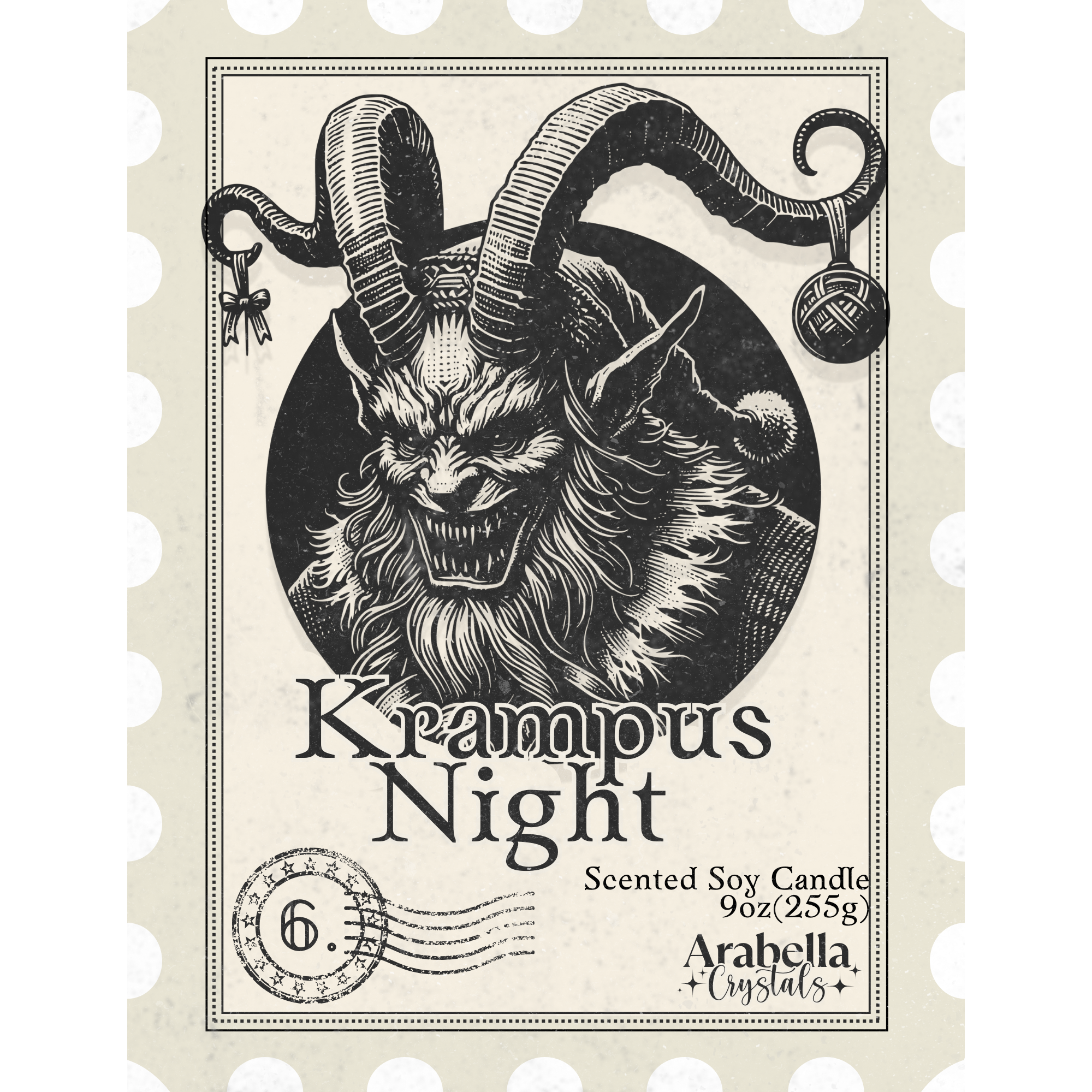 Krampus Night Soy Holiday Candle