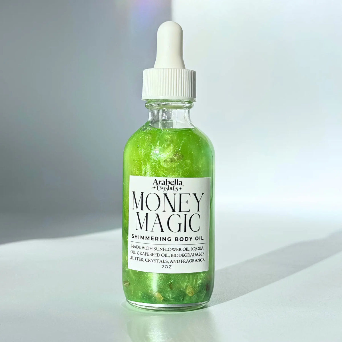 Money Magic Shimmer Oil Notes of: Incense, Leather, Amber