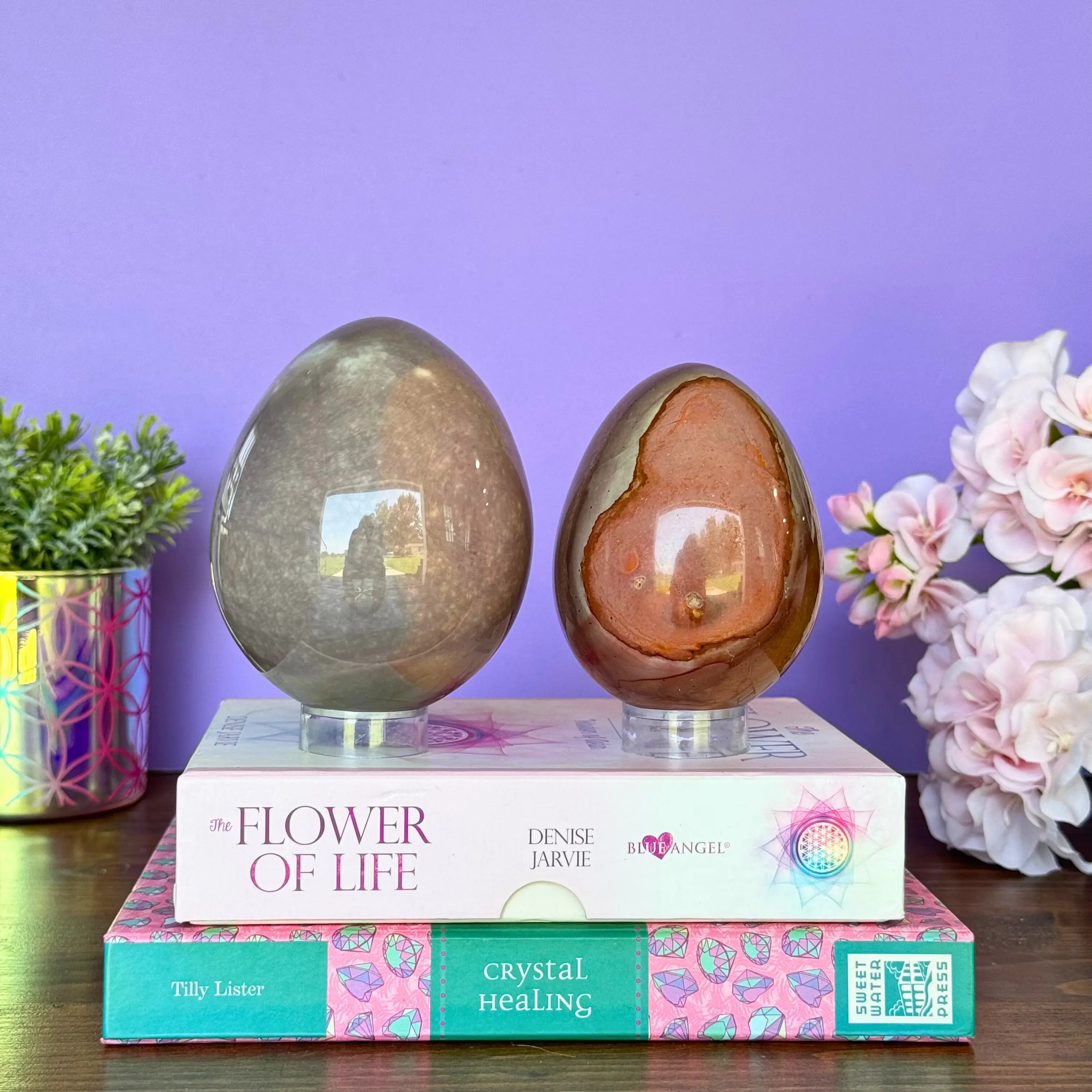 Polychrome Jasper Eggs Arabella Crystals