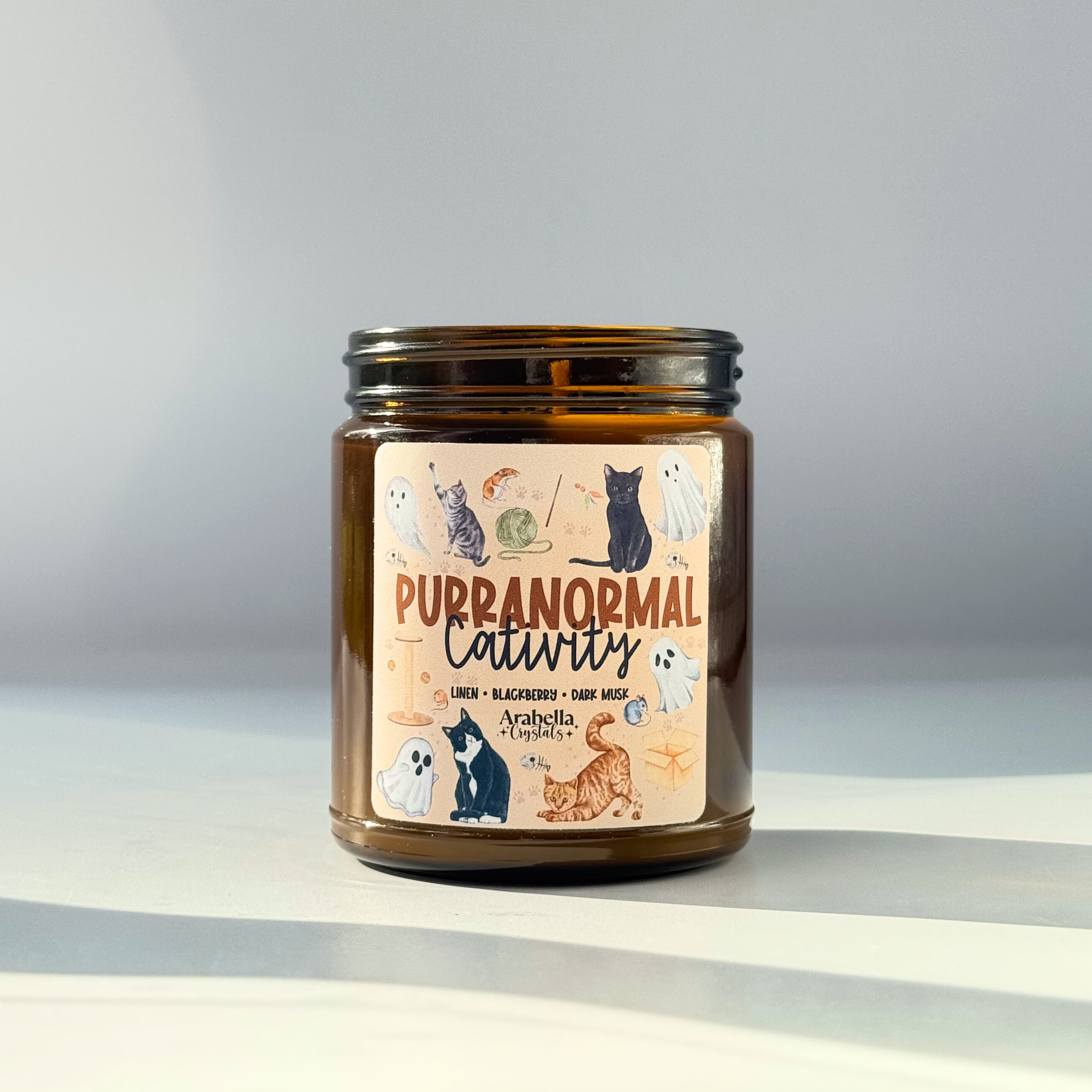 Purranormal Cativity Halloween Candle