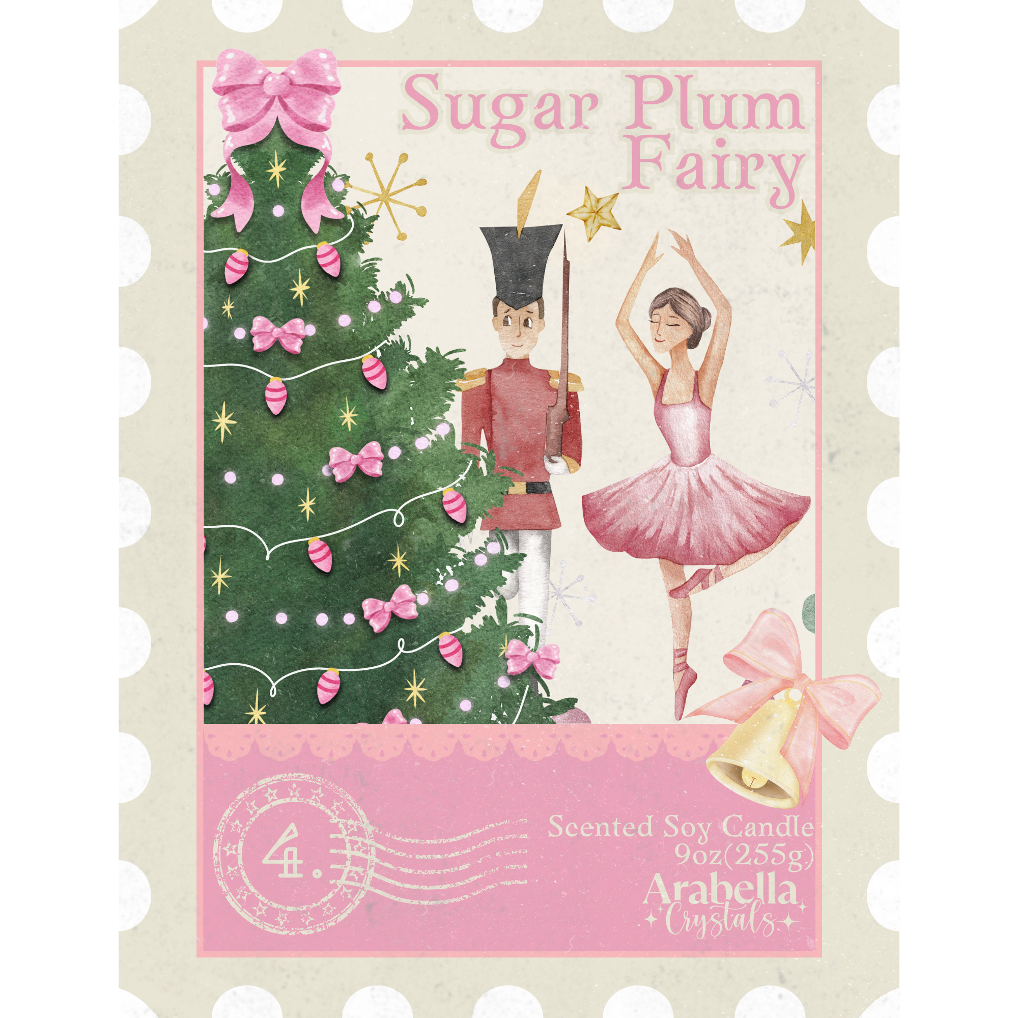 Sugar Plum Fairy Soy Holiday Candle