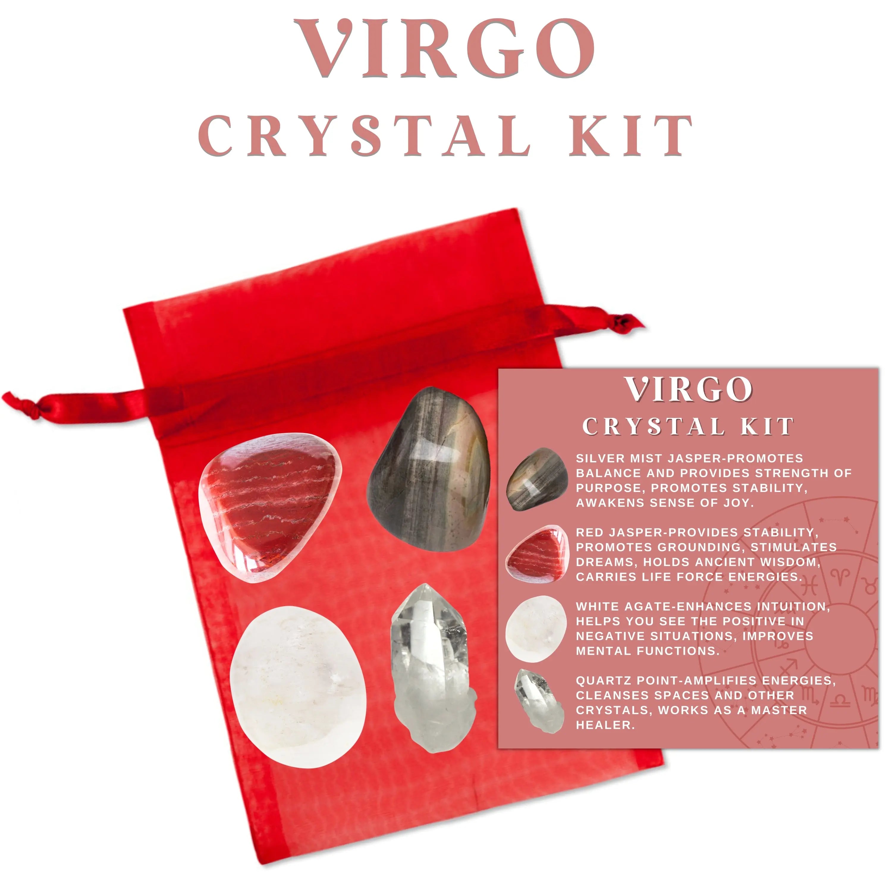 Virgo Zodiac Crystal Kit Precision, Service, Analysis