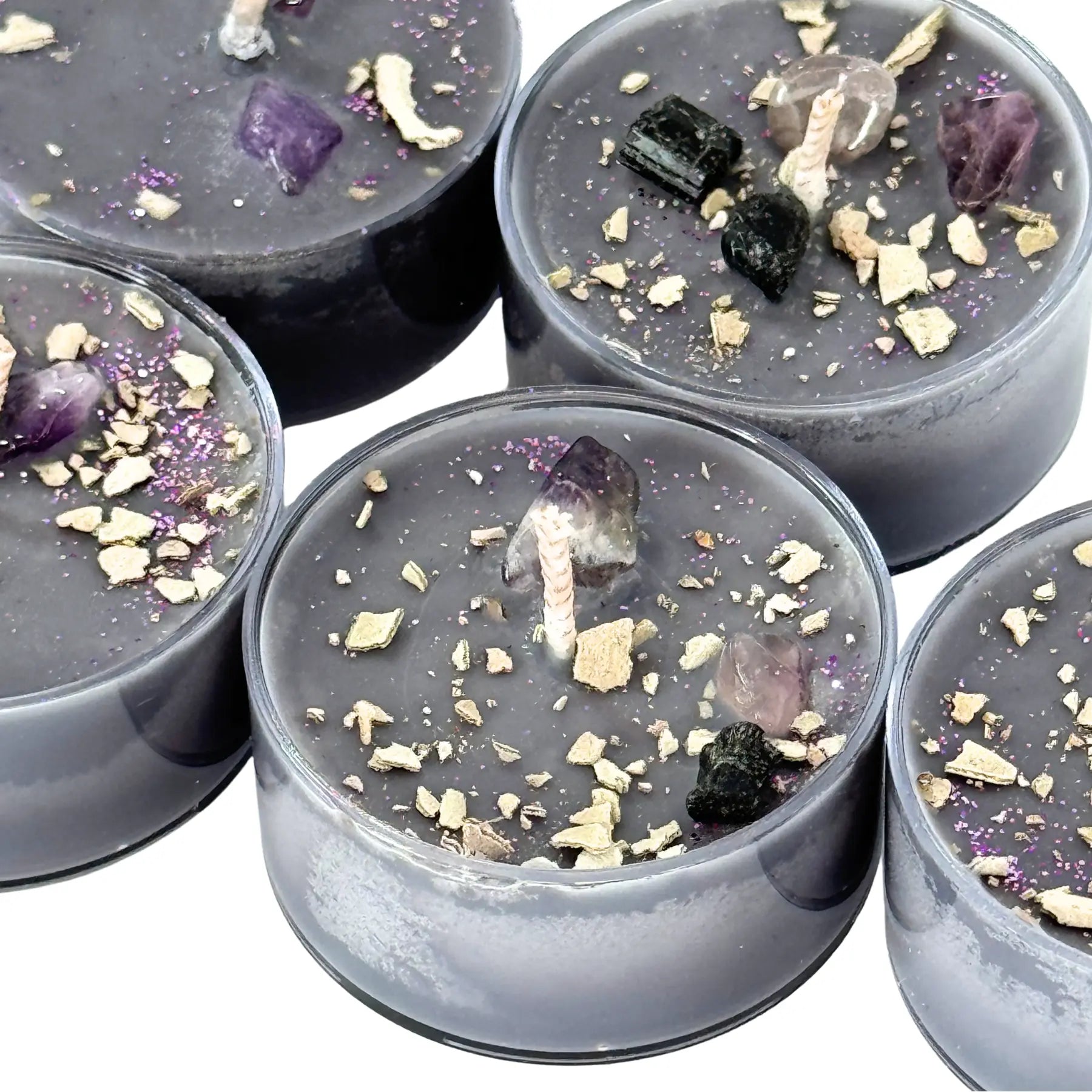 Black Magic Ritual Tea Light Candles Notes of: Incense, Dark Musk & Ylang Ylang