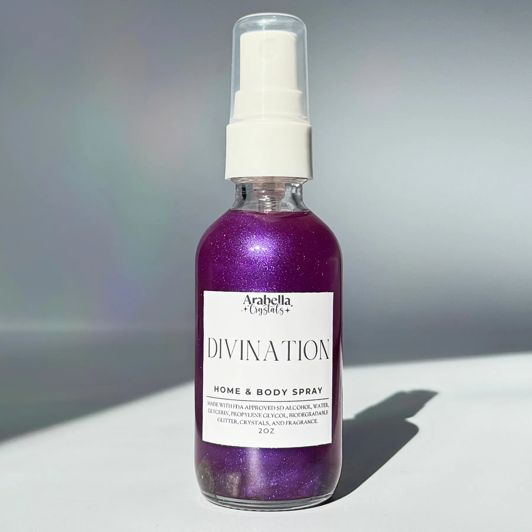 Divination Shimmer Home and Body Spray Sea Salt, Orris, and Sandalwood Scented