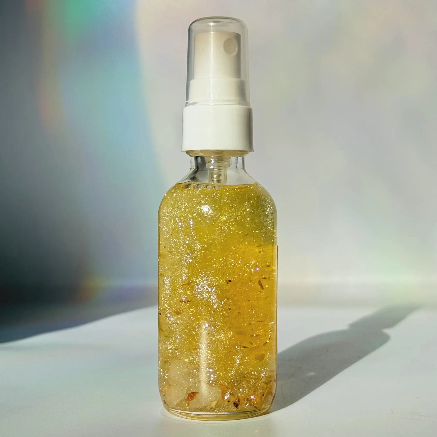 Divine Light Shimmer Home and Body Spray Lemon, Bergamot, White Tea Scented