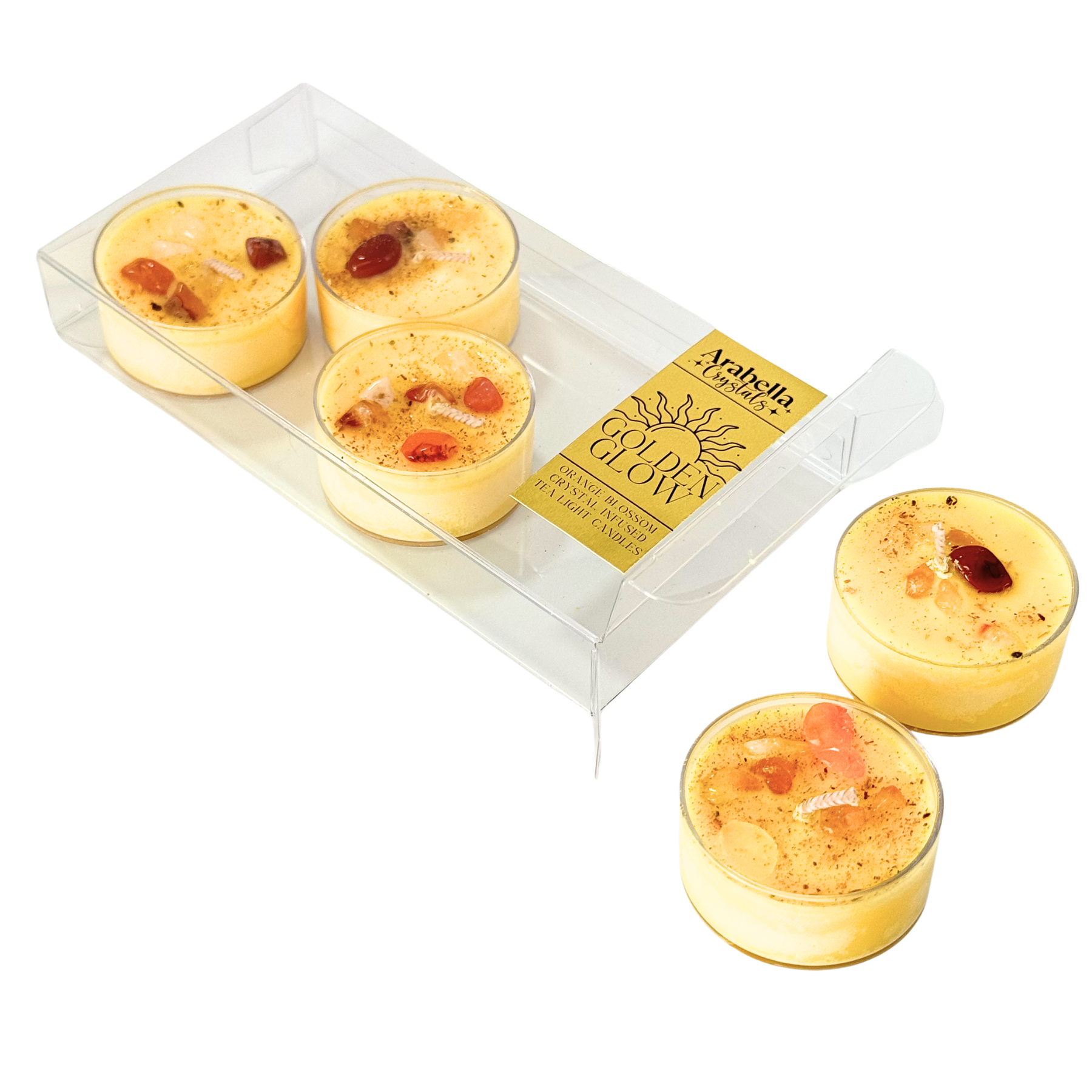 Golden Glow Ritual Tea Light Candles