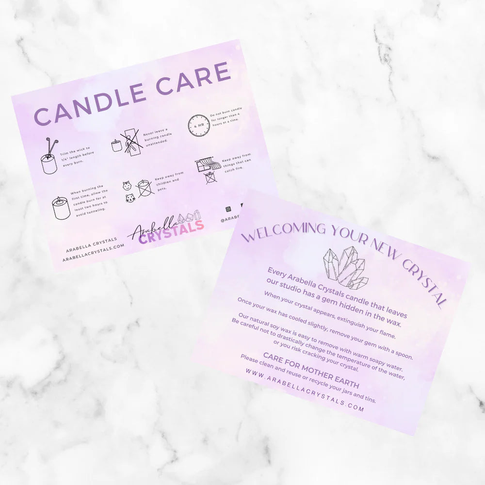 Angel Aura Crystal Candle