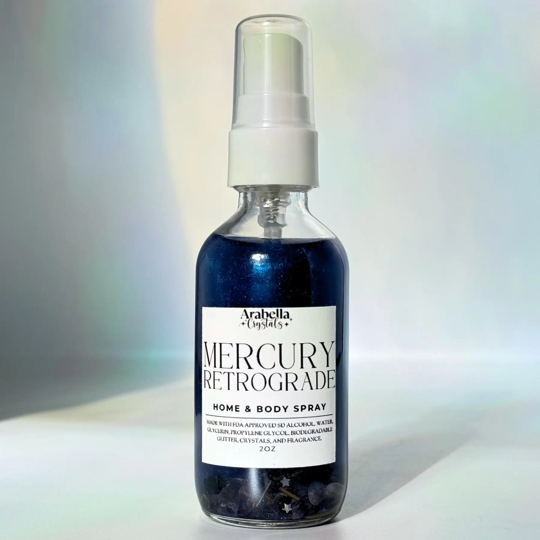 Mercury Retrograde Shimmer Home and Body Spray Eucalyptus, Violet, Musk Scented