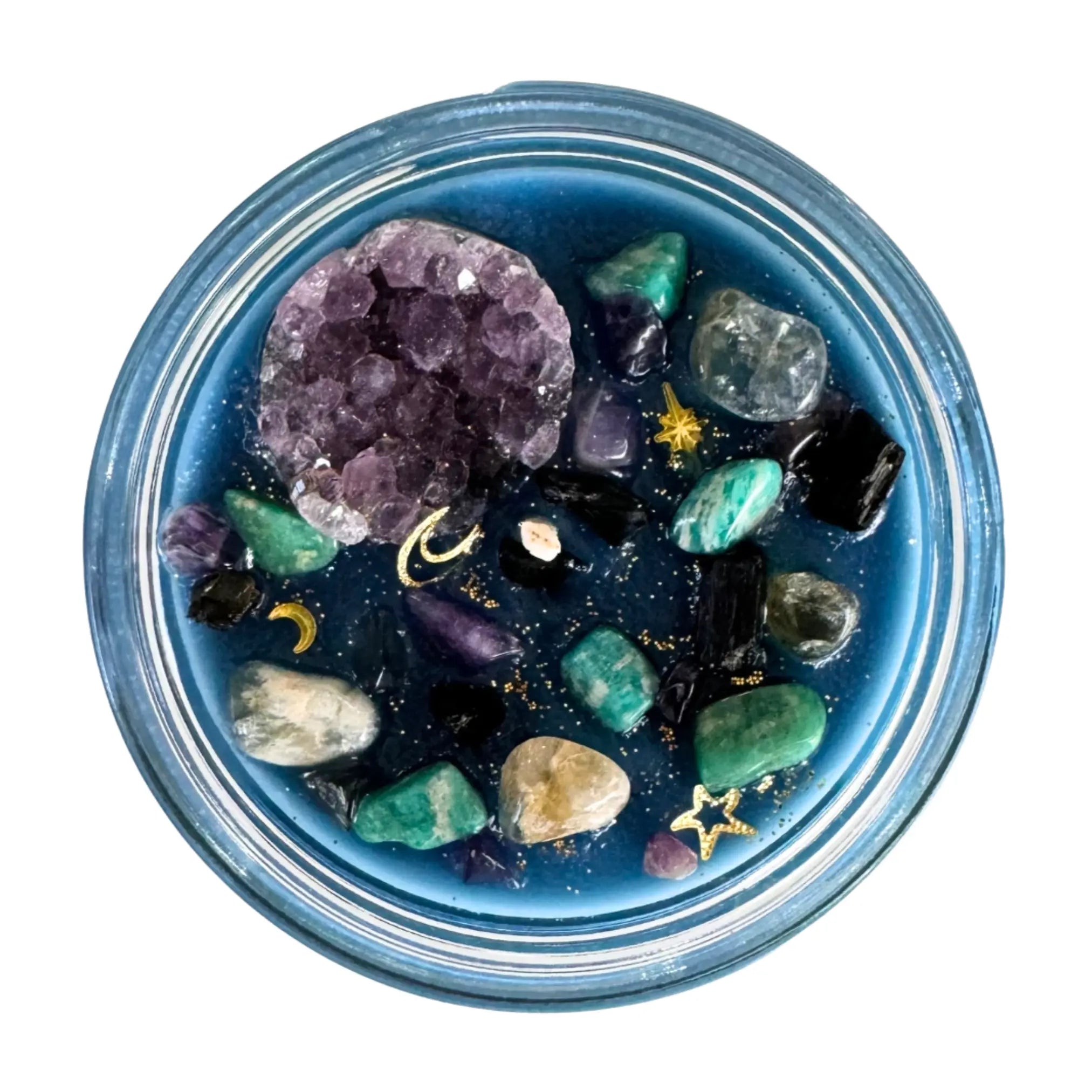 Mercury Retrograde Ritual Candle Notes of: Marine, Jasmine & Sandalwood