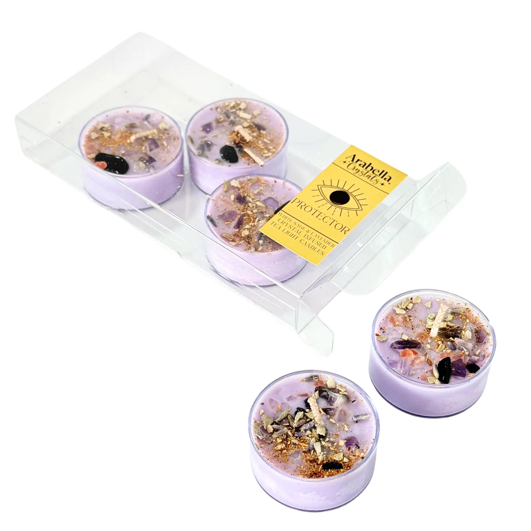 Protector Ritual Tea Light Candles Notes of: Lavender, Sage & Cedar
