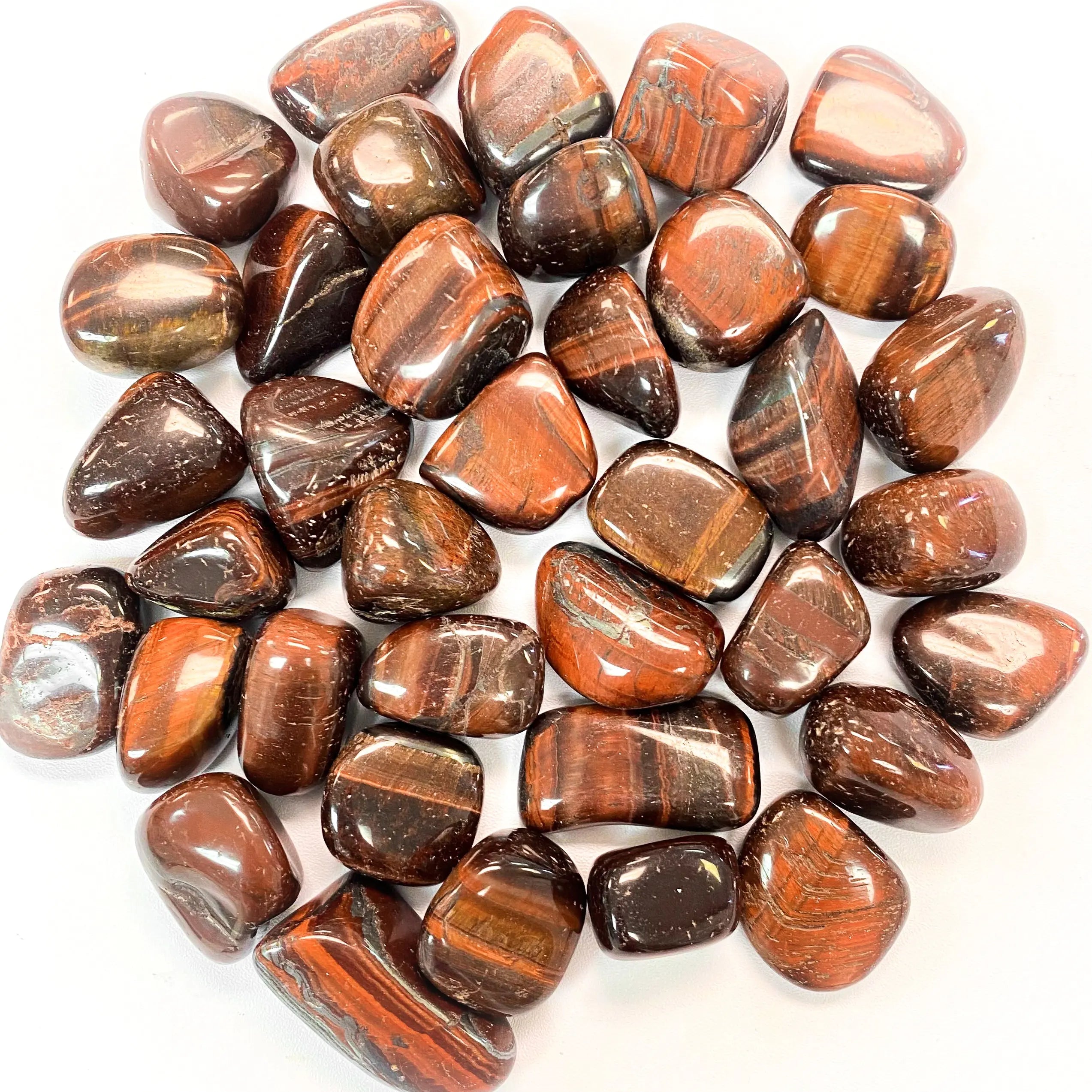 Red Tiger Eye Pocket Stone Arabella Crystals