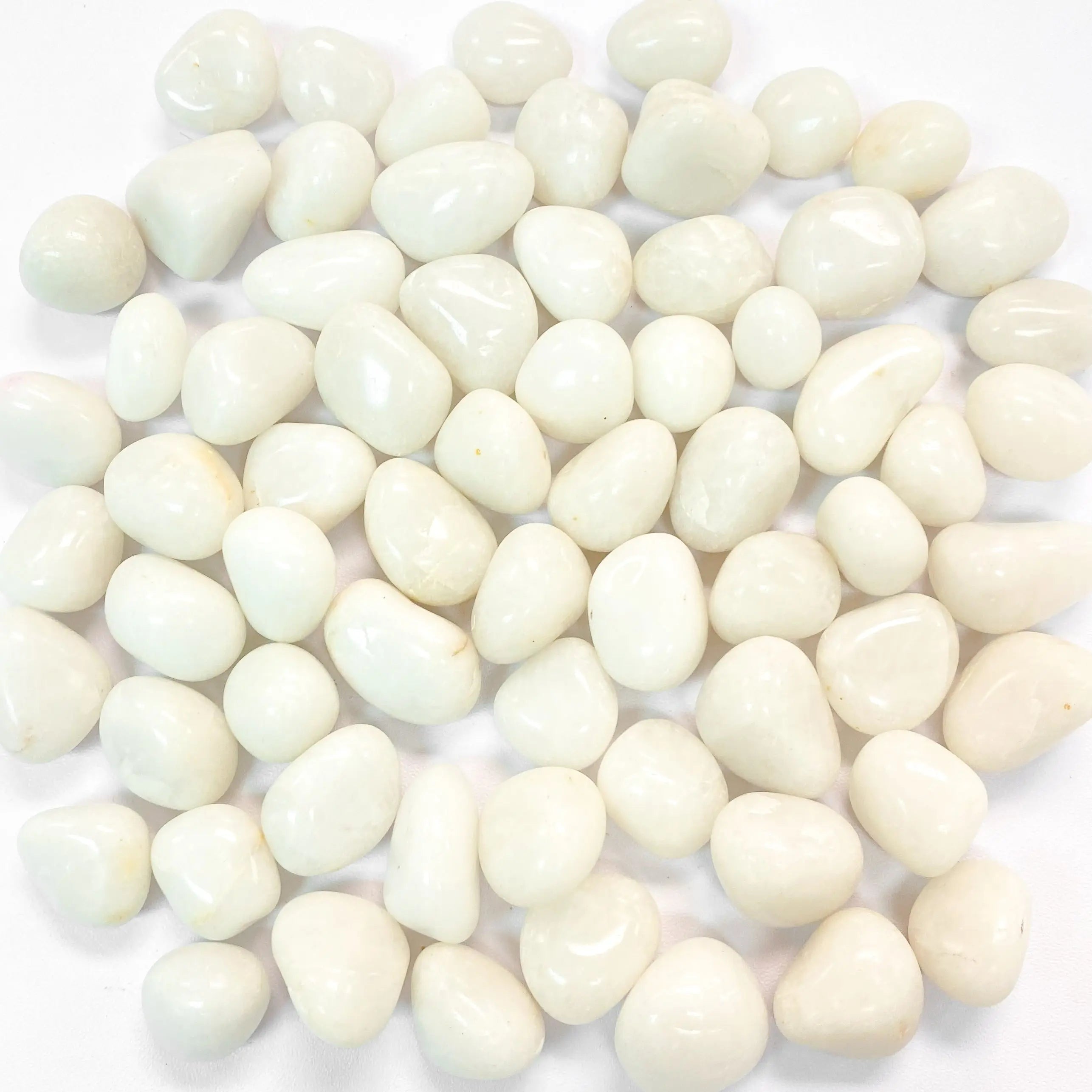 White Jade Pocket Stone Arabella Crystals