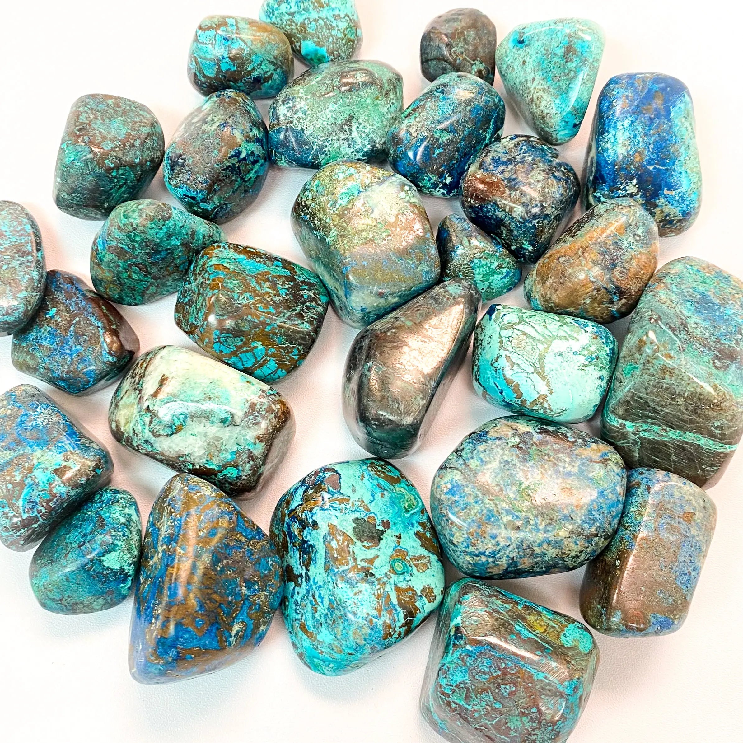 Shattuckite Pocket Stone Arabella Crystals