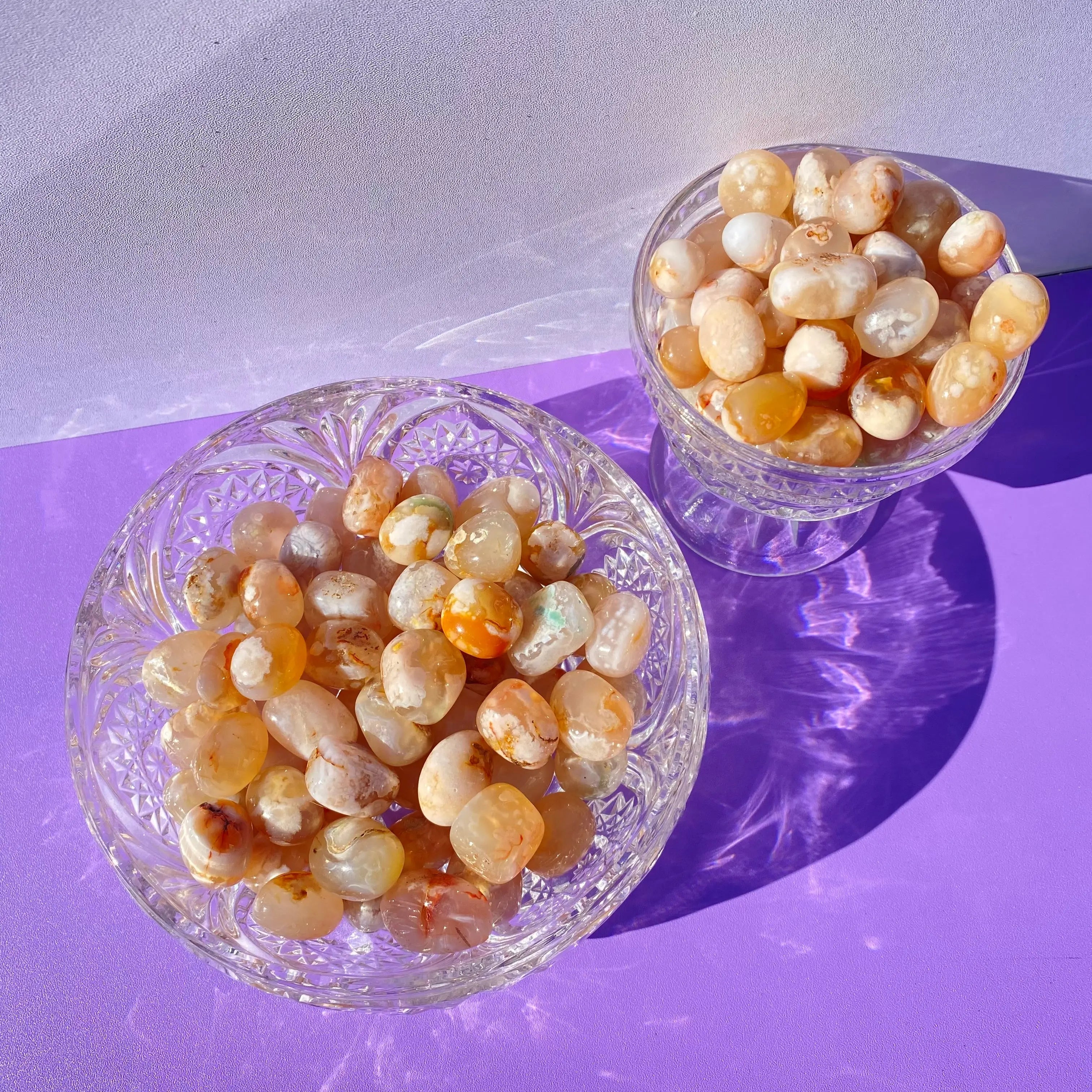 Flower Agate Pocket Stone Arabella Crystals