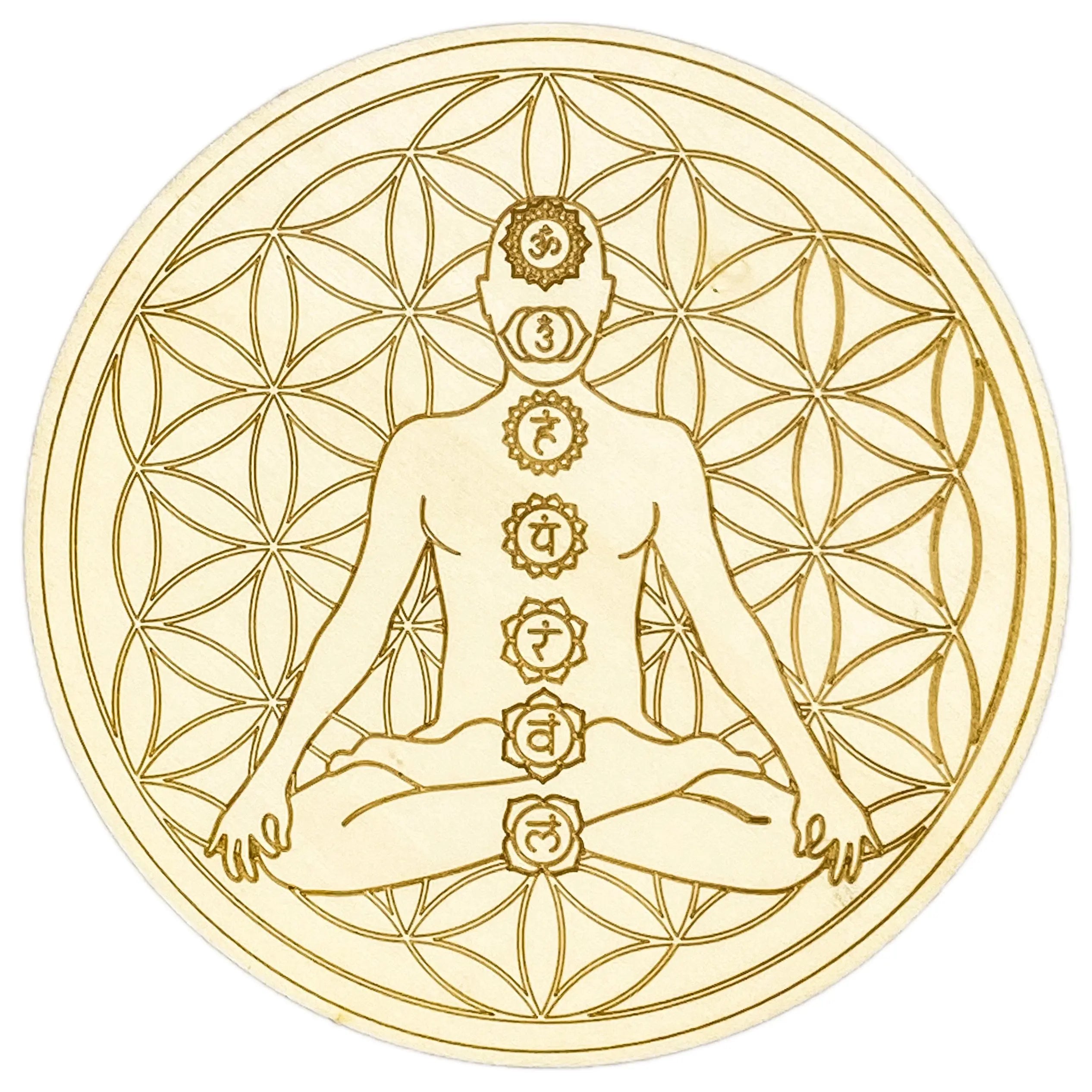 Chakra Yogi Gridding Plate Arabella Crystals