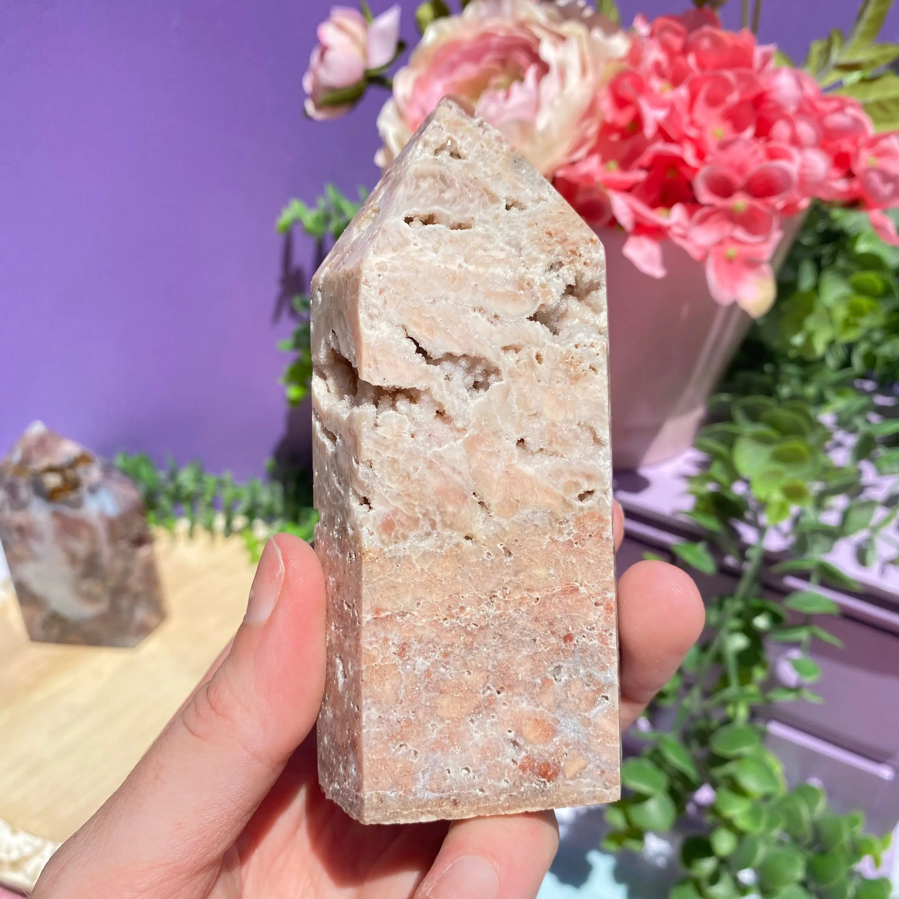 Pink Amethyst Point Arabella Crystals