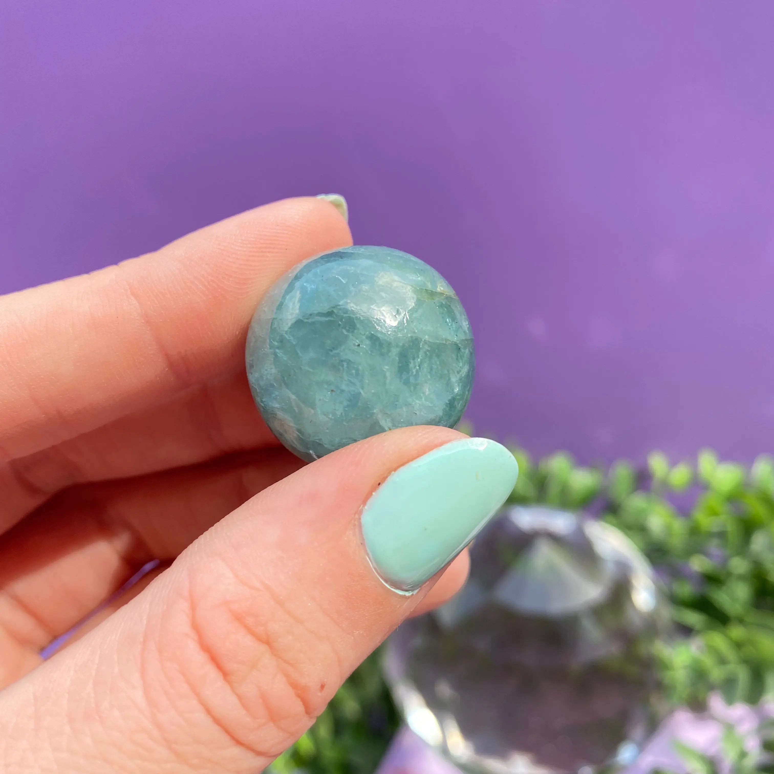 Aquamarine Sphere Arabella Crystals