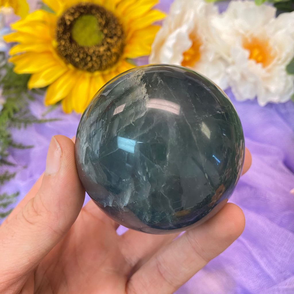 Blue Fluorite Sphere