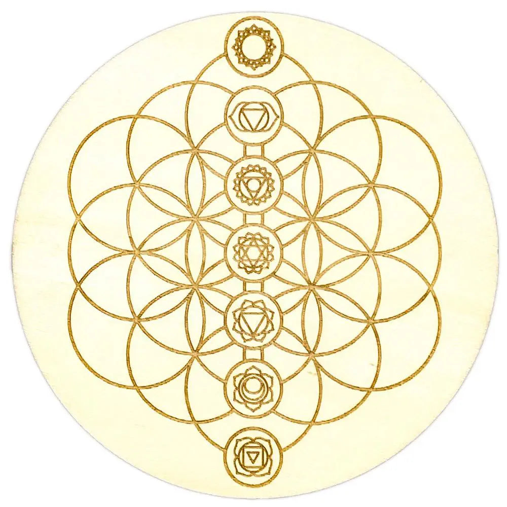 Chakra Gridding Plate Arabella Crystals