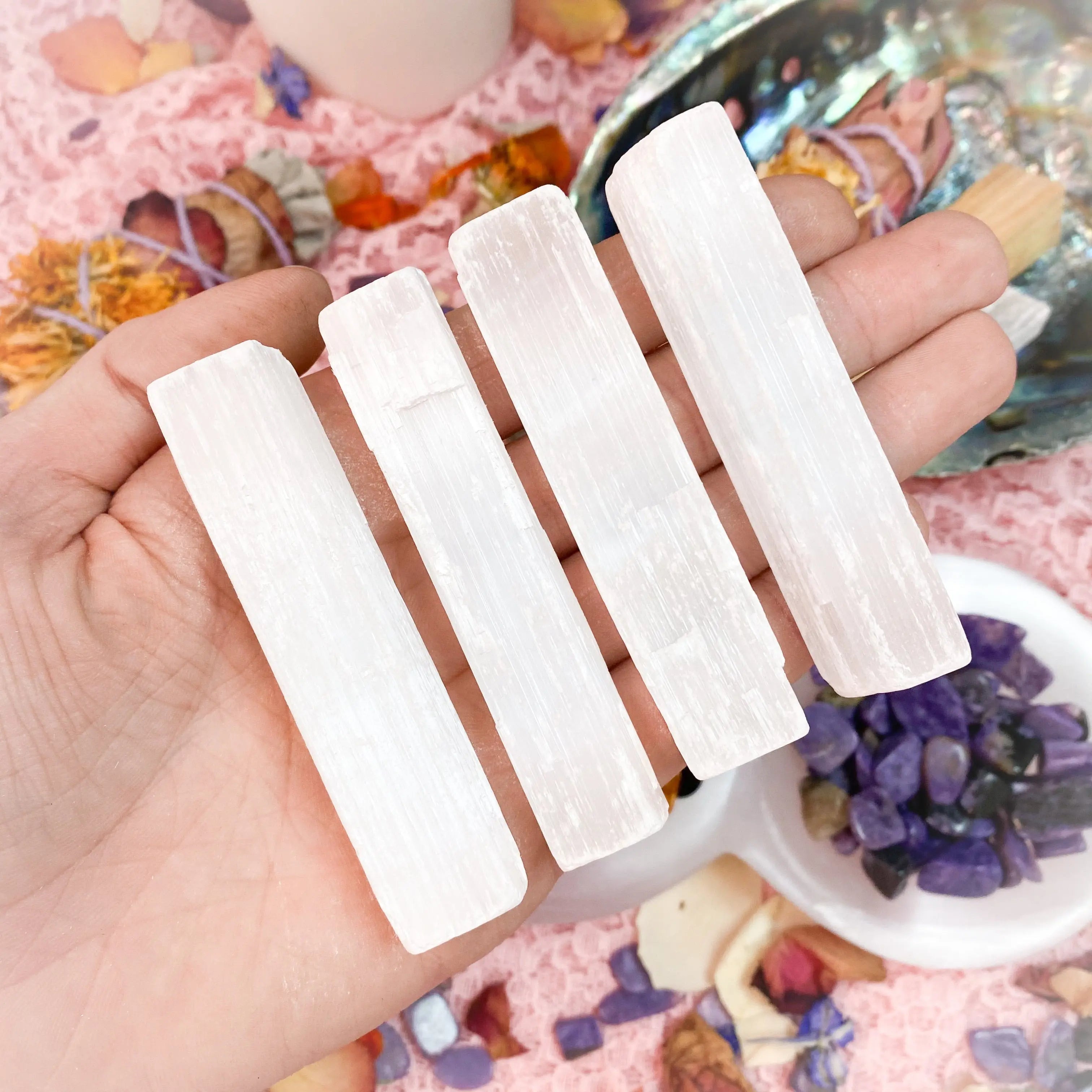 Selenite Stick Arabella Crystals