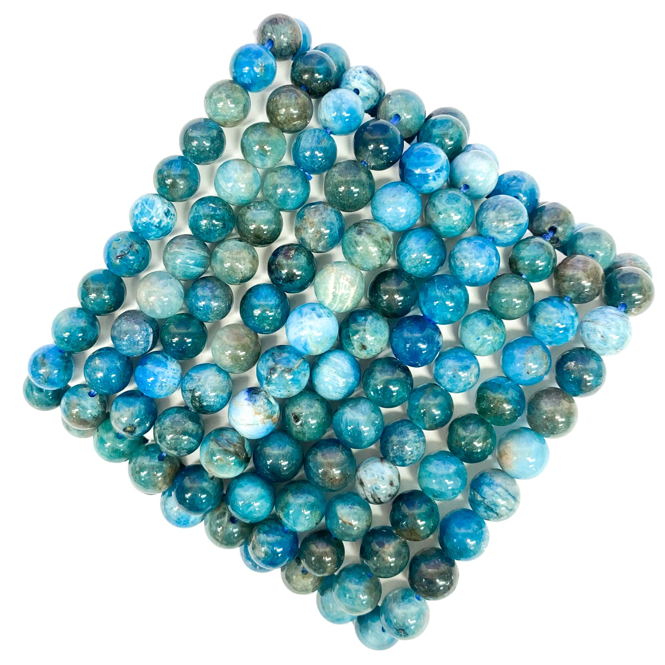 Apatite Beaded Gemstone Bracelet