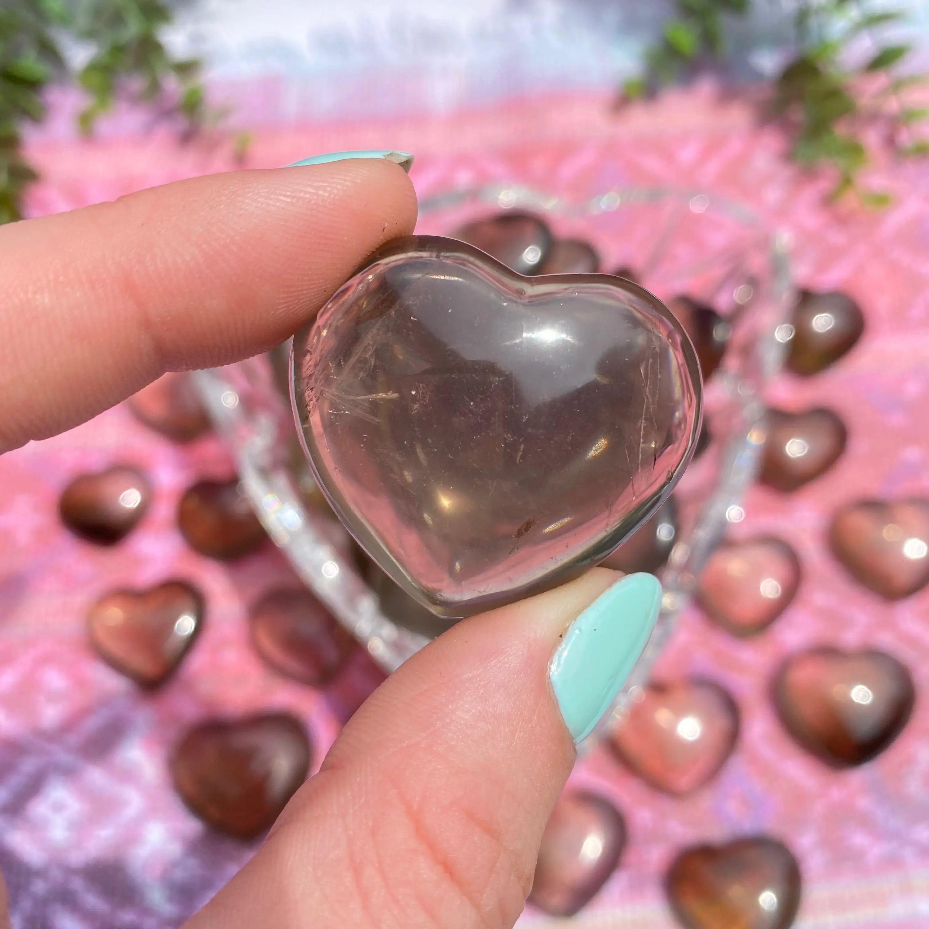 Smokey Quartz Heart Arabella Crystals