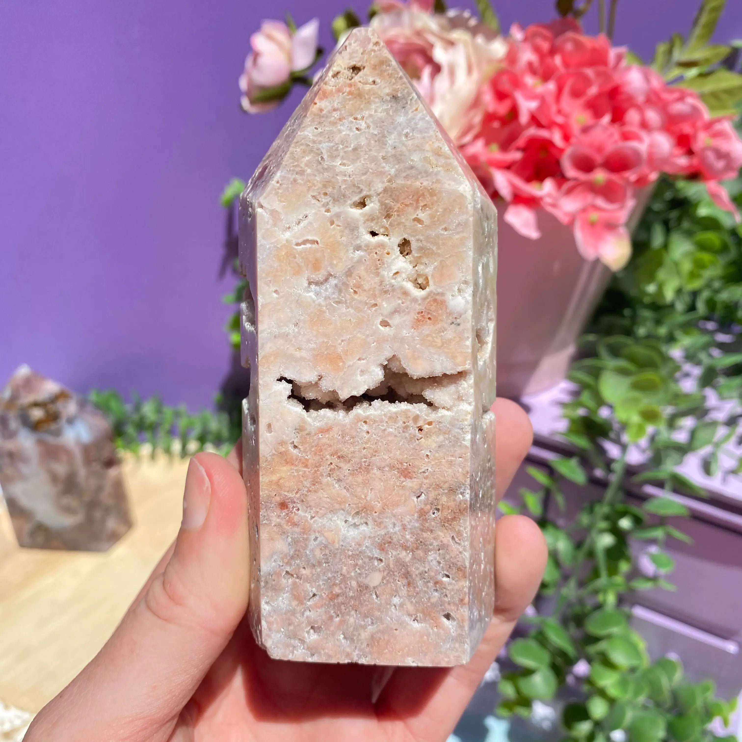 Pink Amethyst Point Arabella Crystals