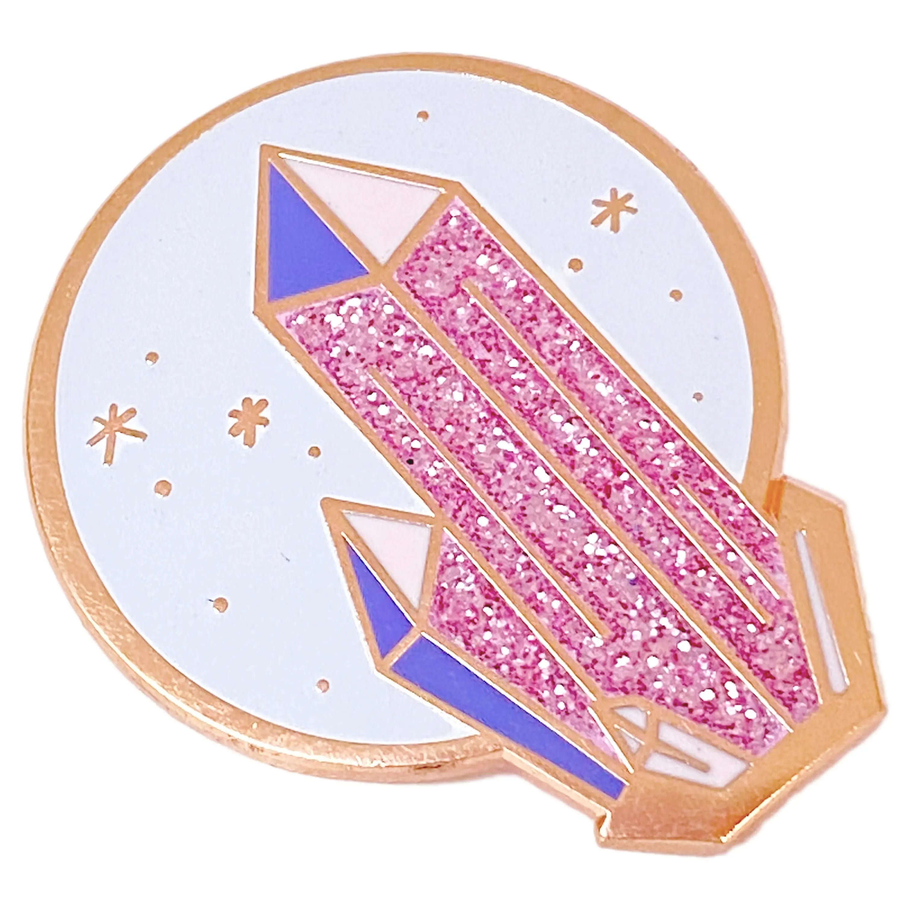 Crystal Moon Collectors Enamel Pin Arabella Crystals